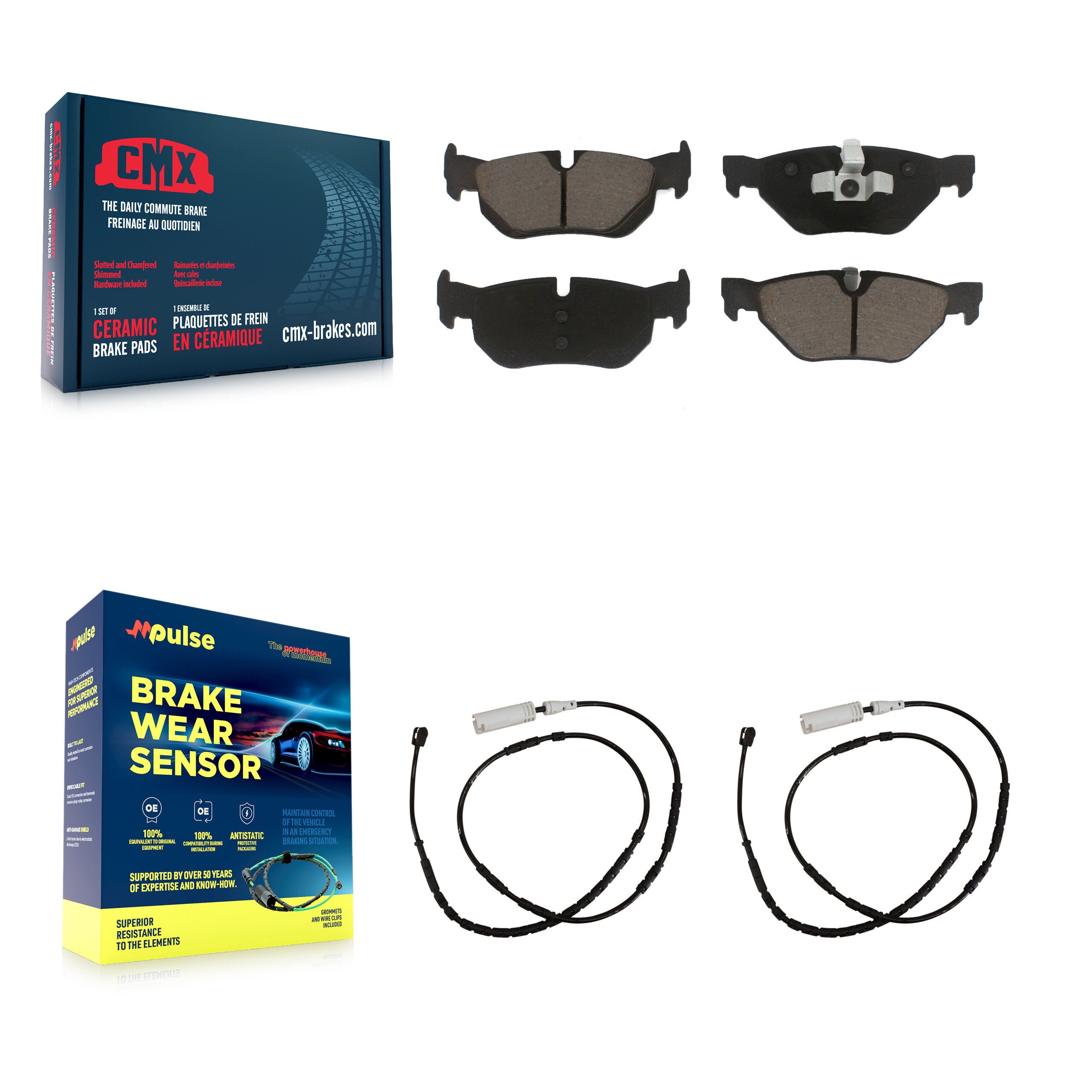 CMX KCW-100938 Disc Brake Pad for 2012-2015 BMW X1 - Rear product image