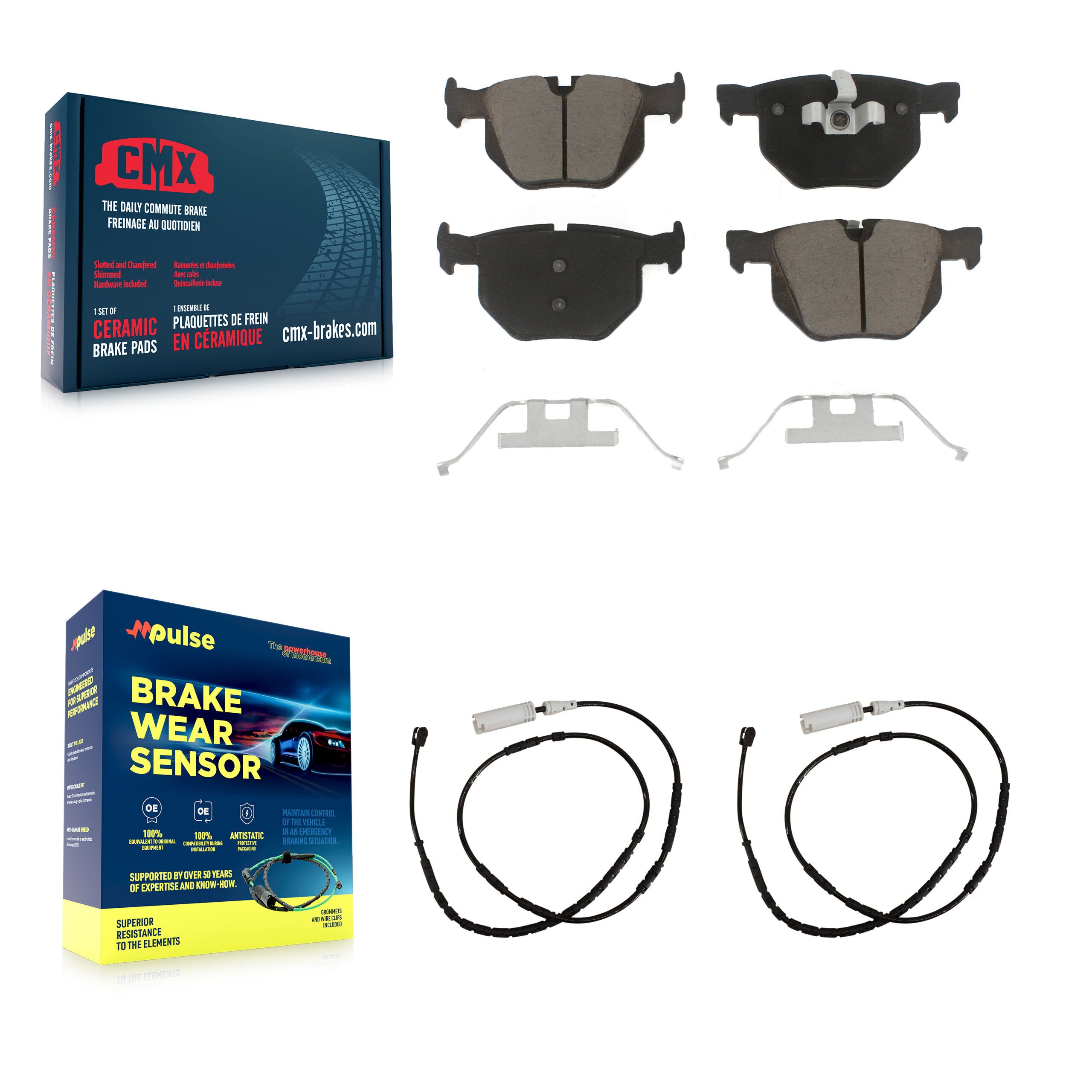 CMX KCW-100939 Disc Brake Pad for 2013-2015 BMW X1 - Rear product image