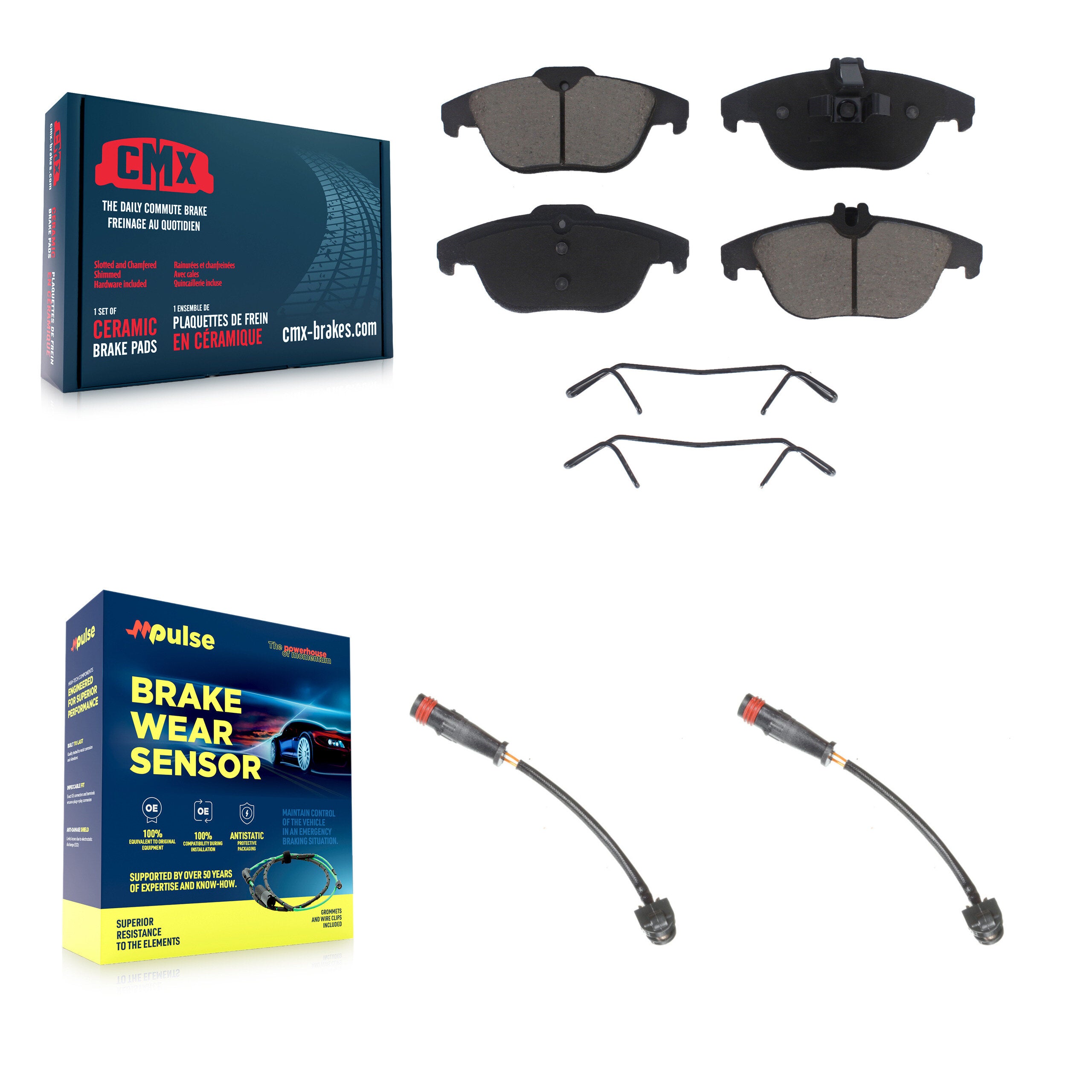 CMX KCW-100942 Disc Brake Pad for 2011 Mercedes-Benz C63 AMG - Rear product image