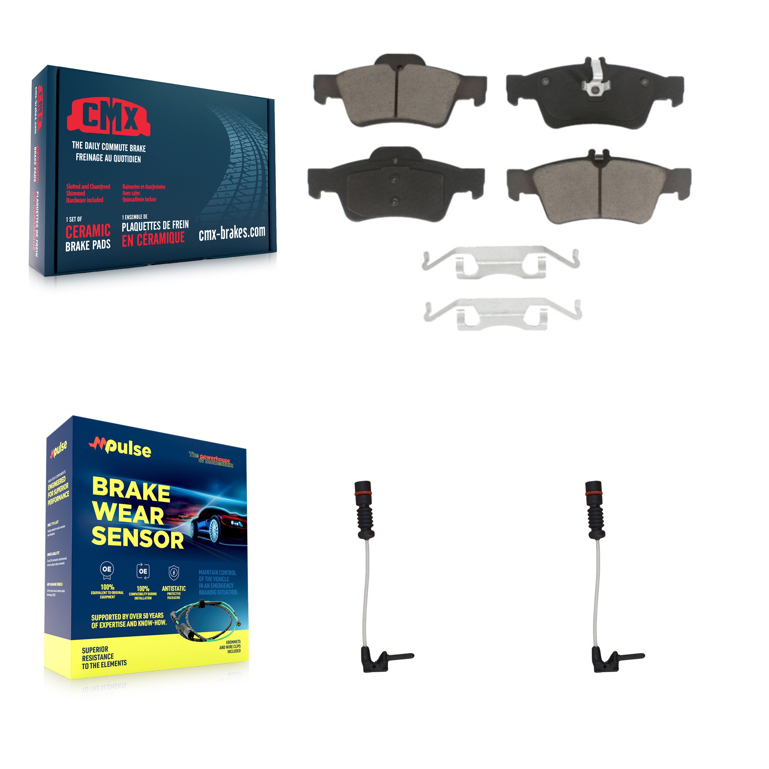 CMX KCW-100946 Disc Brake Pad for 2003 Mercedes-Benz E320 - Rear product image