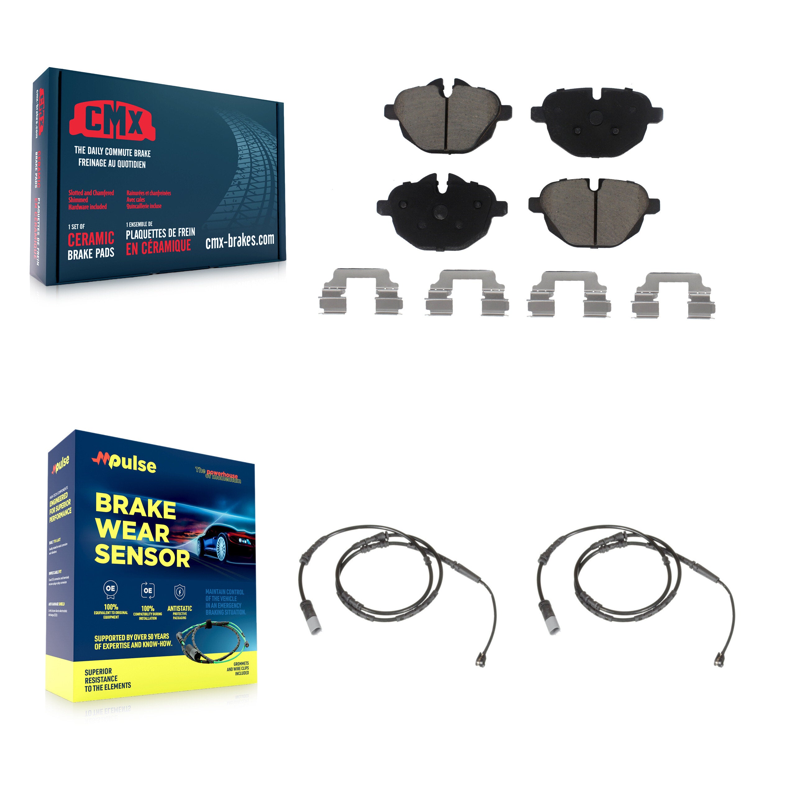 CMX KCW-100948 Disc Brake Pad for 2011-2018 BMW X4, BMW X3 - Rear product image