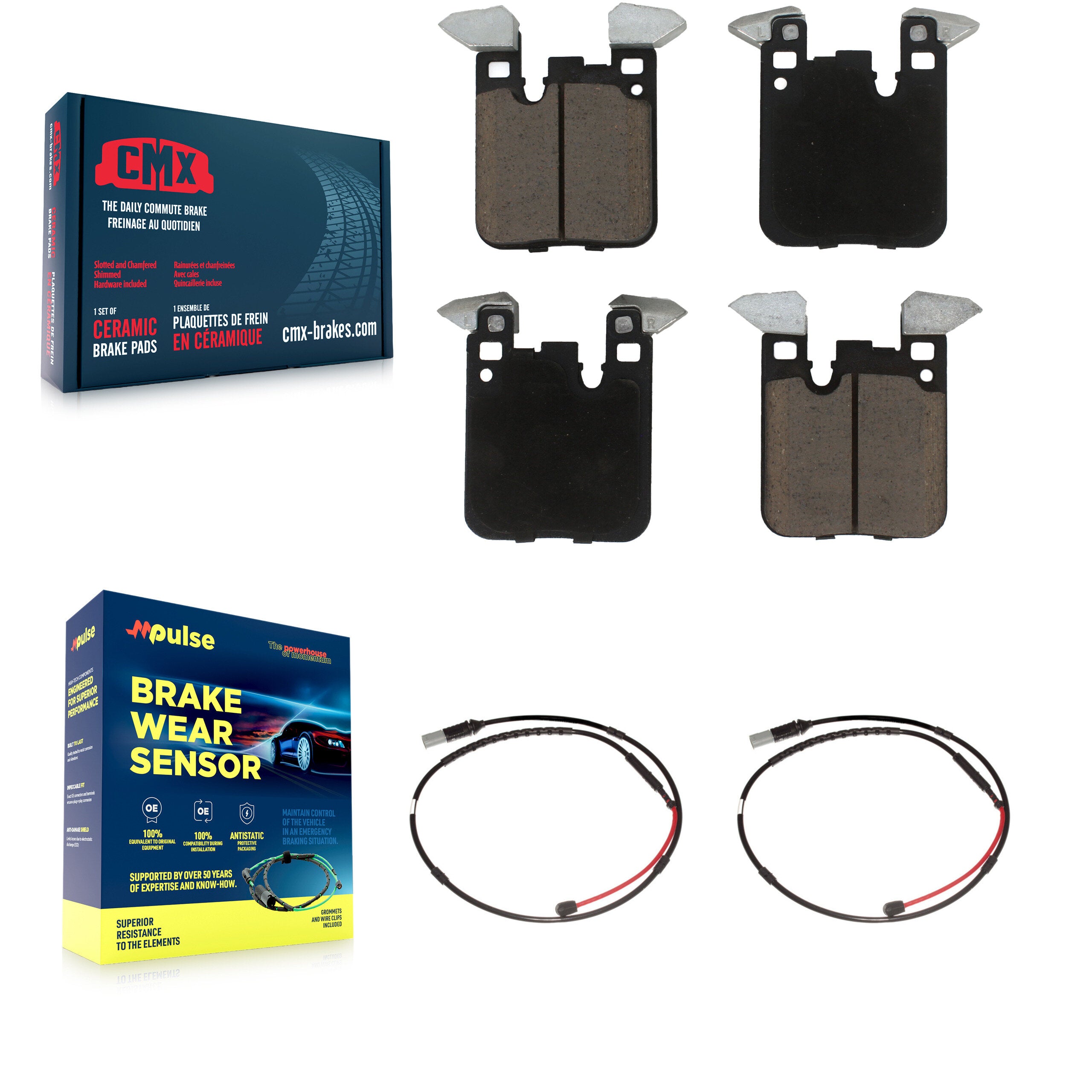 CMX KCW-100955 Disc Brake Pad for 2015-2019 BMW M2, BMW M3 - Rear product image