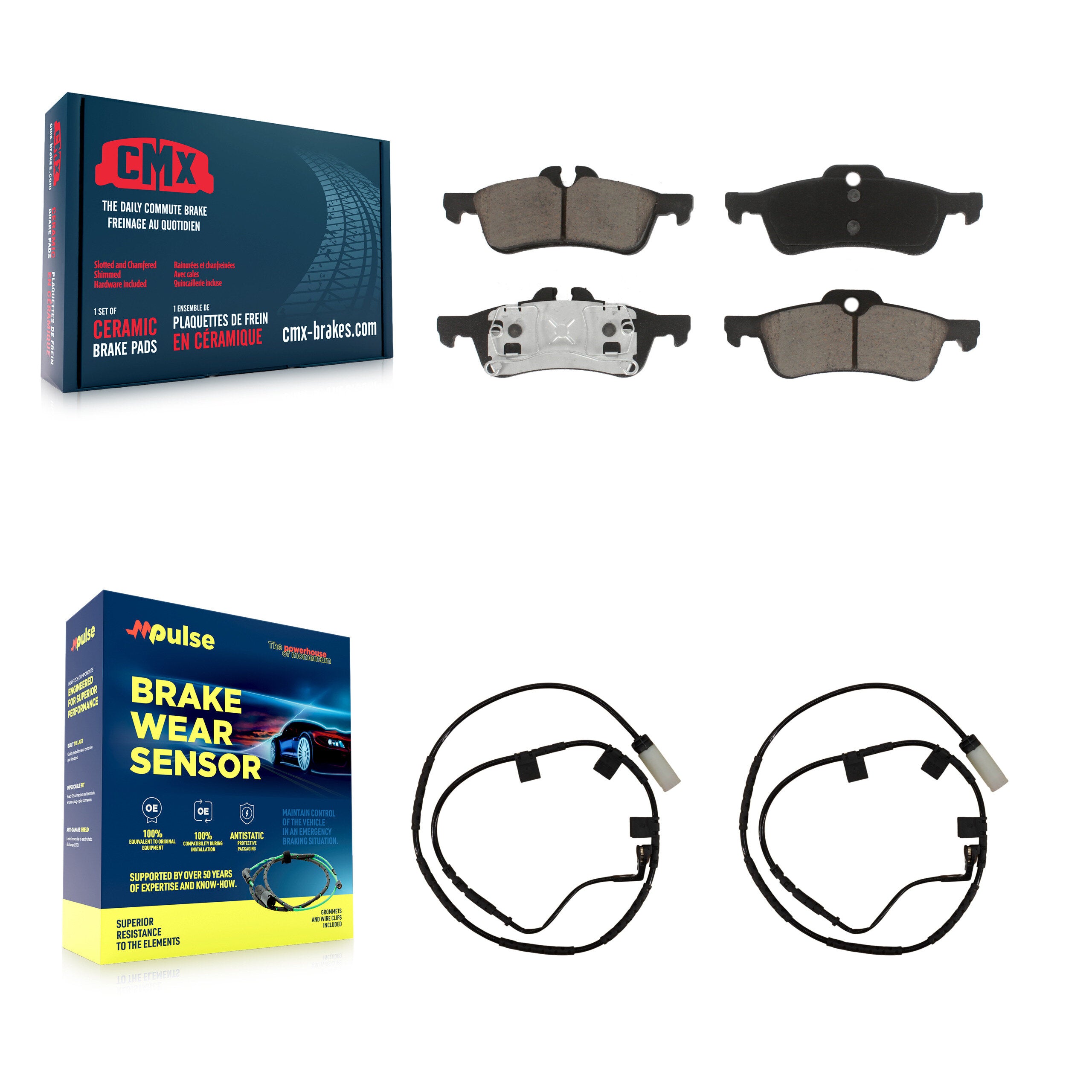 CMX KCW-100957 Disc Brake Pad for 2006 Mini Cooper - Rear product image