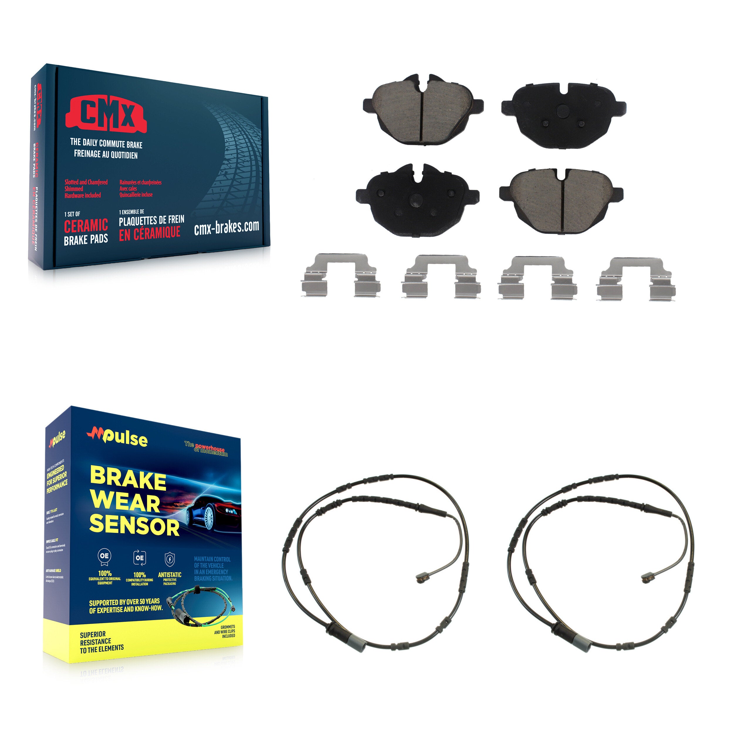 CMX KCW-100976 Disc Brake Pad for 2014-2020 BMW i8 - Rear product image