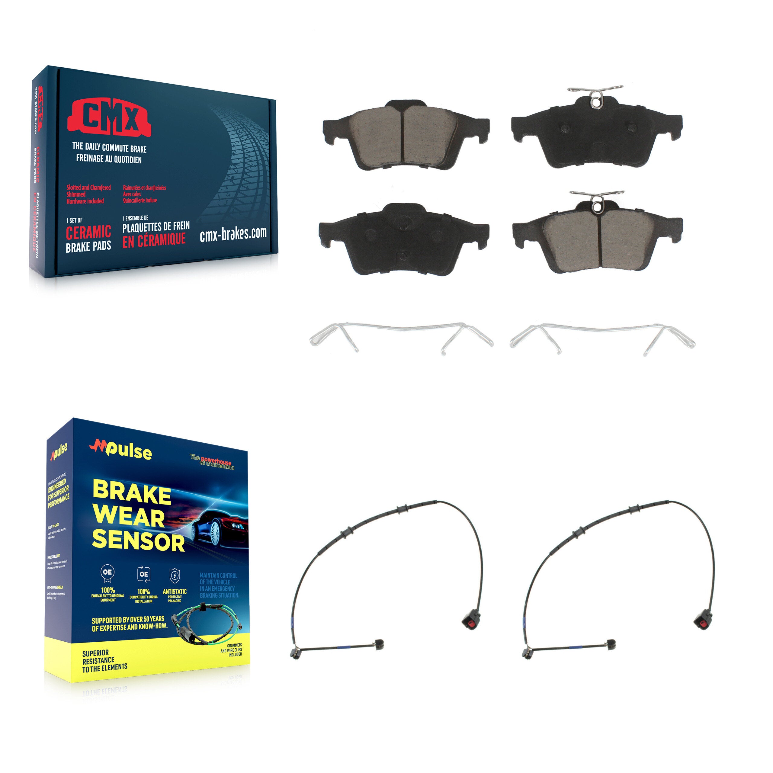 CMX KCW-100984 Disc Brake Pad for 2007-2008 Jaguar XKR, Jaguar XK - Rear product image
