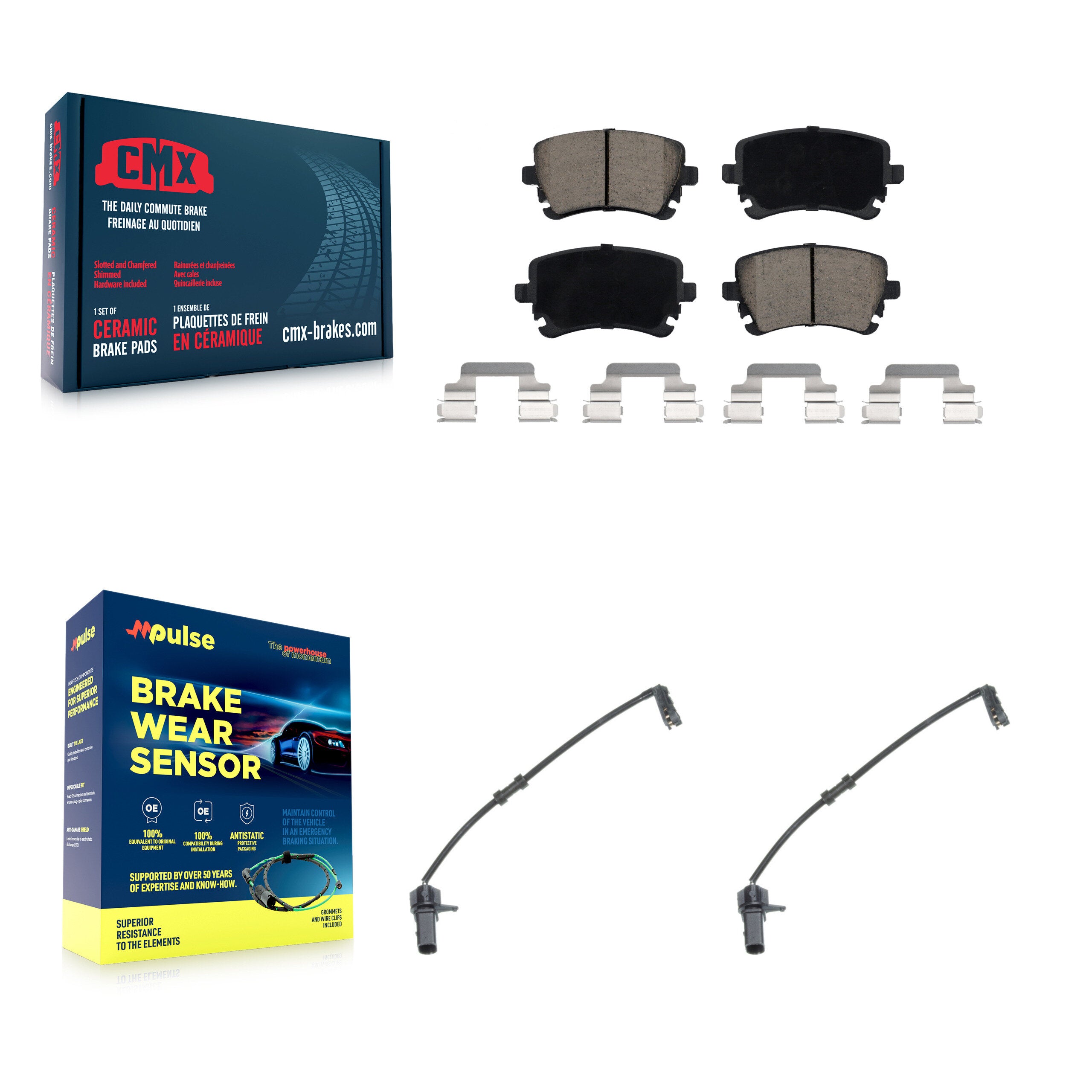 CMX KCW-100993 Disc Brake Pad for 2010 Audi A8 Quattro - Rear product image