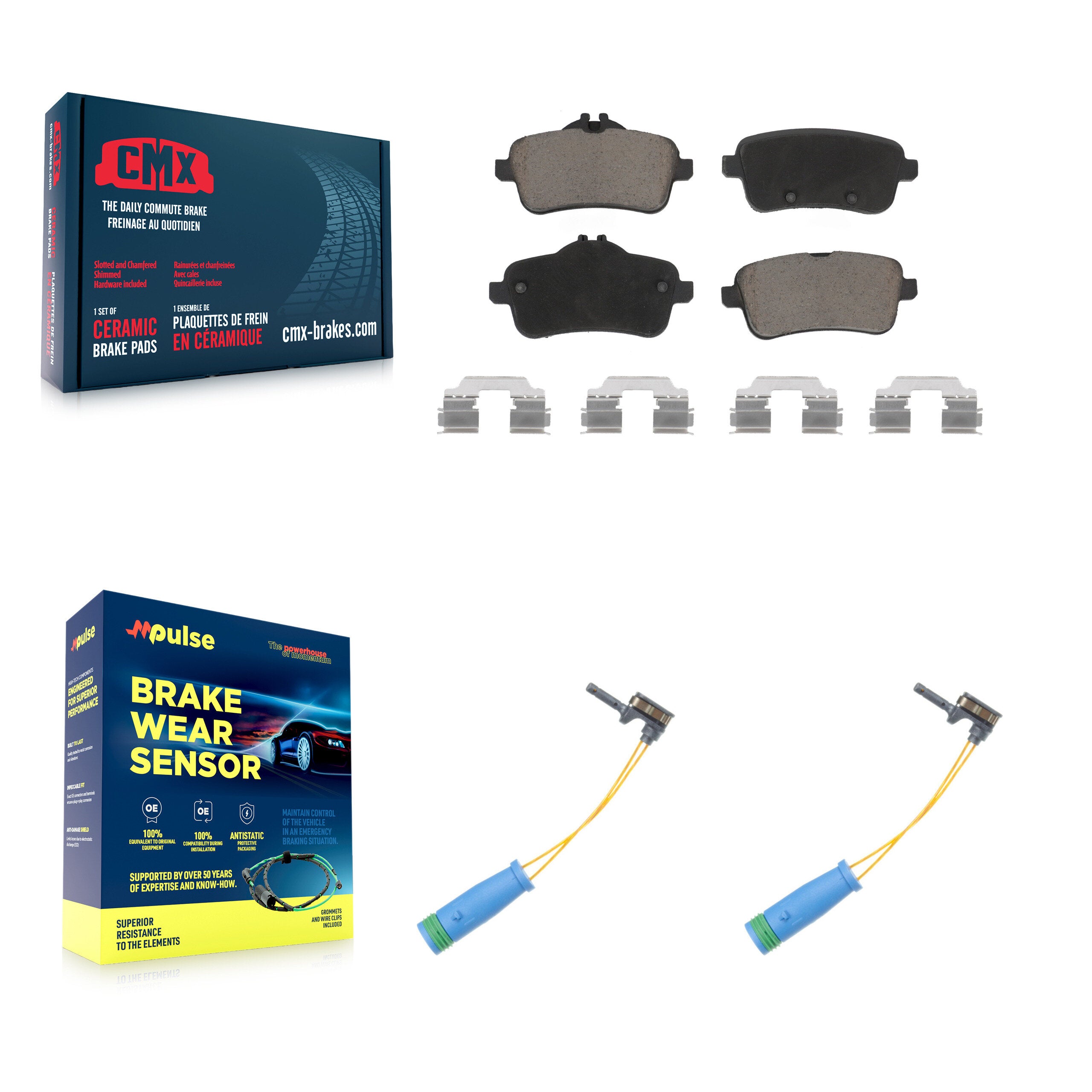 CMX KCW-100996 Disc Brake Pad for 2014-2019 Mercedes-Benz CLA45 AMG - Rear product image
