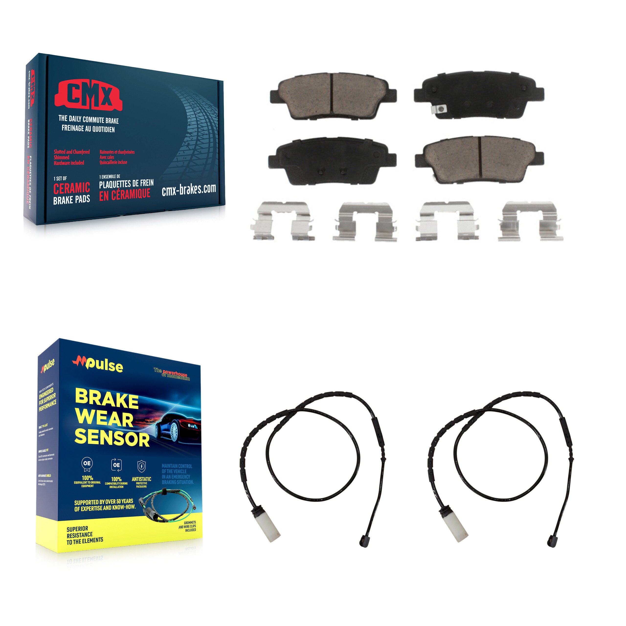 CMX KCW-101005 Disc Brake Pad for 2012-2016 Mini Cooper Paceman, Mini Cooper Countryman - Rear product image