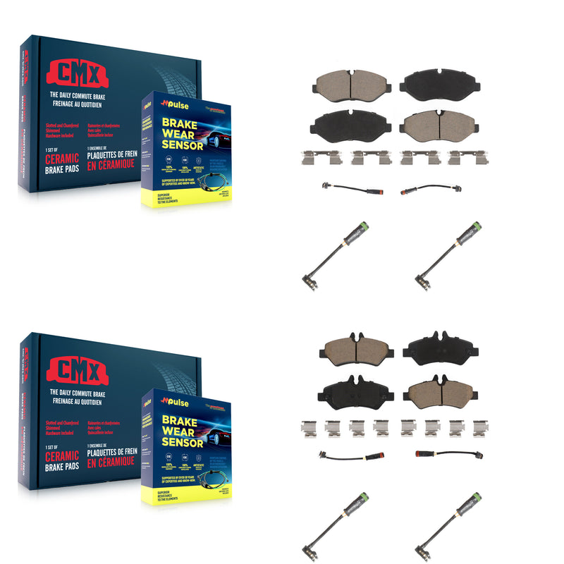 CMX KCW-101030 Disc Brake Pad for 2010-2018 Freightliner Sprinter 2500 - Front and Rear product image