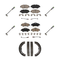 CMX KCW-101047 Disc Brake Pad for 2010-2018 Freightliner Sprinter 2500 - Front and Rear product image