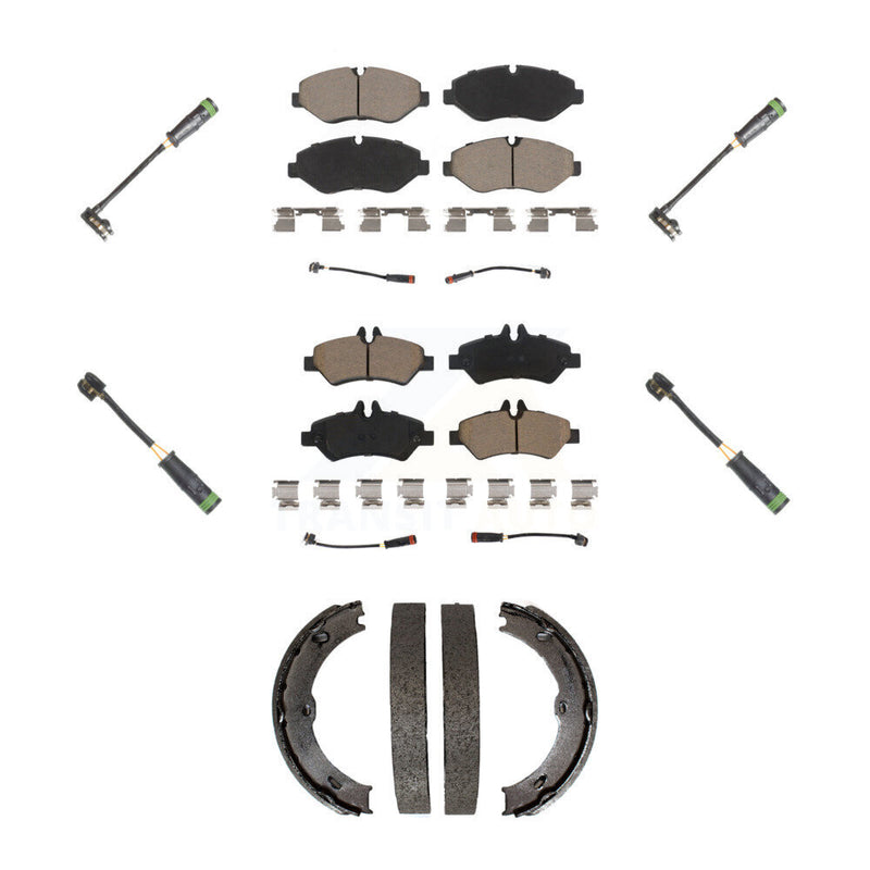 CMX KCW-101048 Disc Brake Pad for 2007-2009 Freightliner Sprinter 2500 - Front and Rear product image