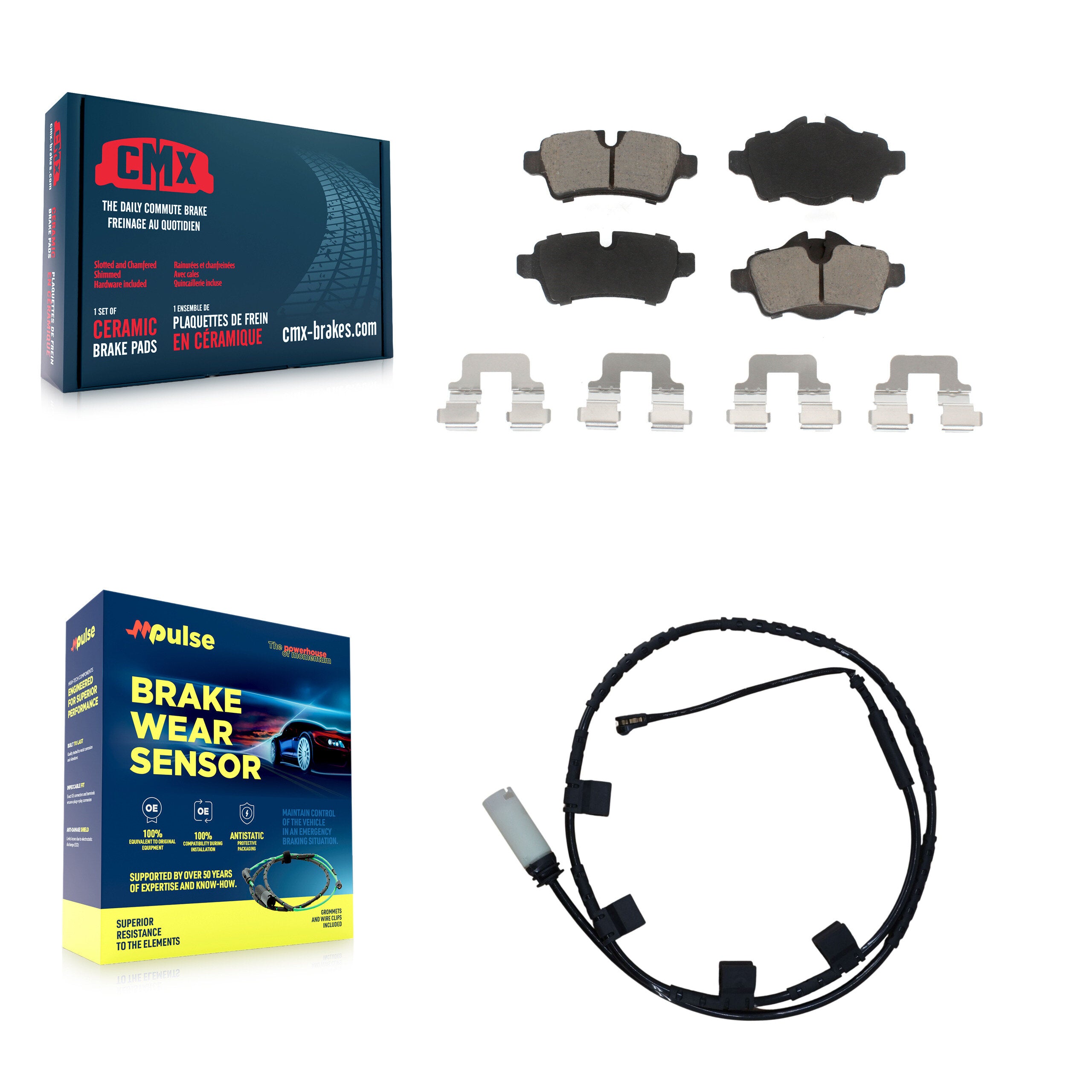 CMX KCW-101057 Disc Brake Pad for 2013 Mini Cooper - Rear product image