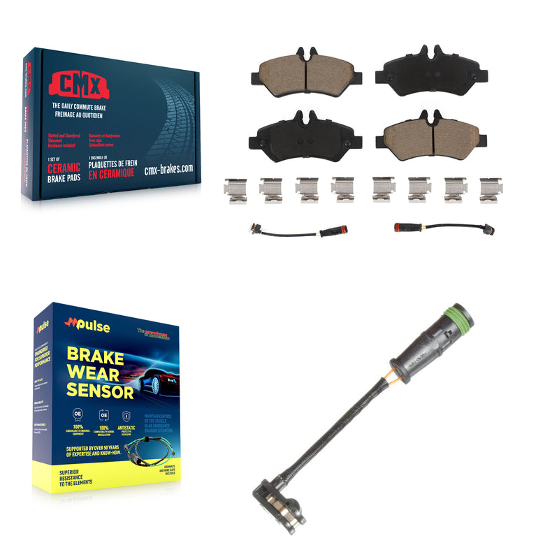 CMX KCW-101058 Disc Brake Pad for 2010-2018 Freightliner Sprinter 3500, Freightliner Sprinter 2500 - Rear product image