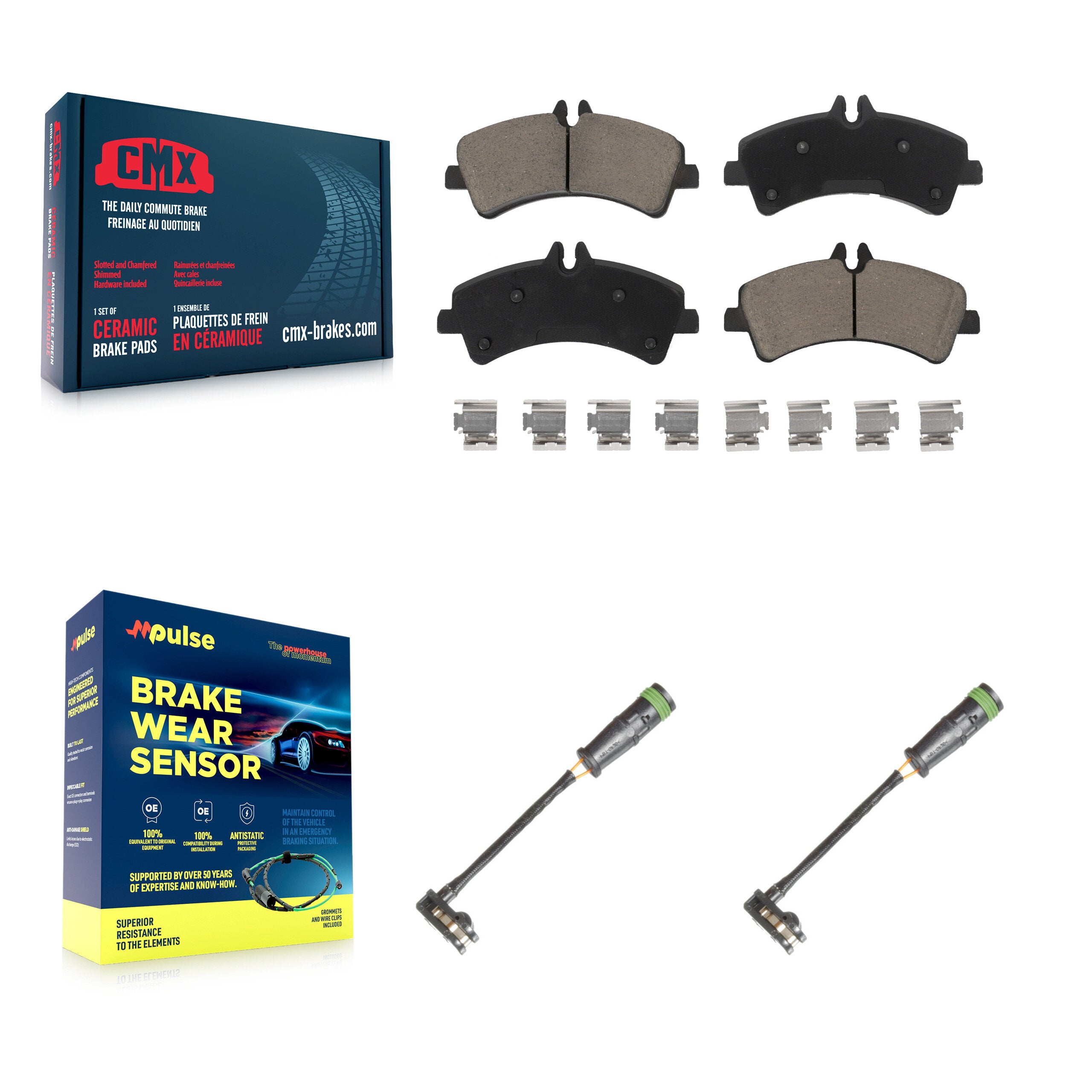 CMX KCW-101064 Disc Brake Pad for 2011-2014 Freightliner Sprinter 3500 - Rear product image