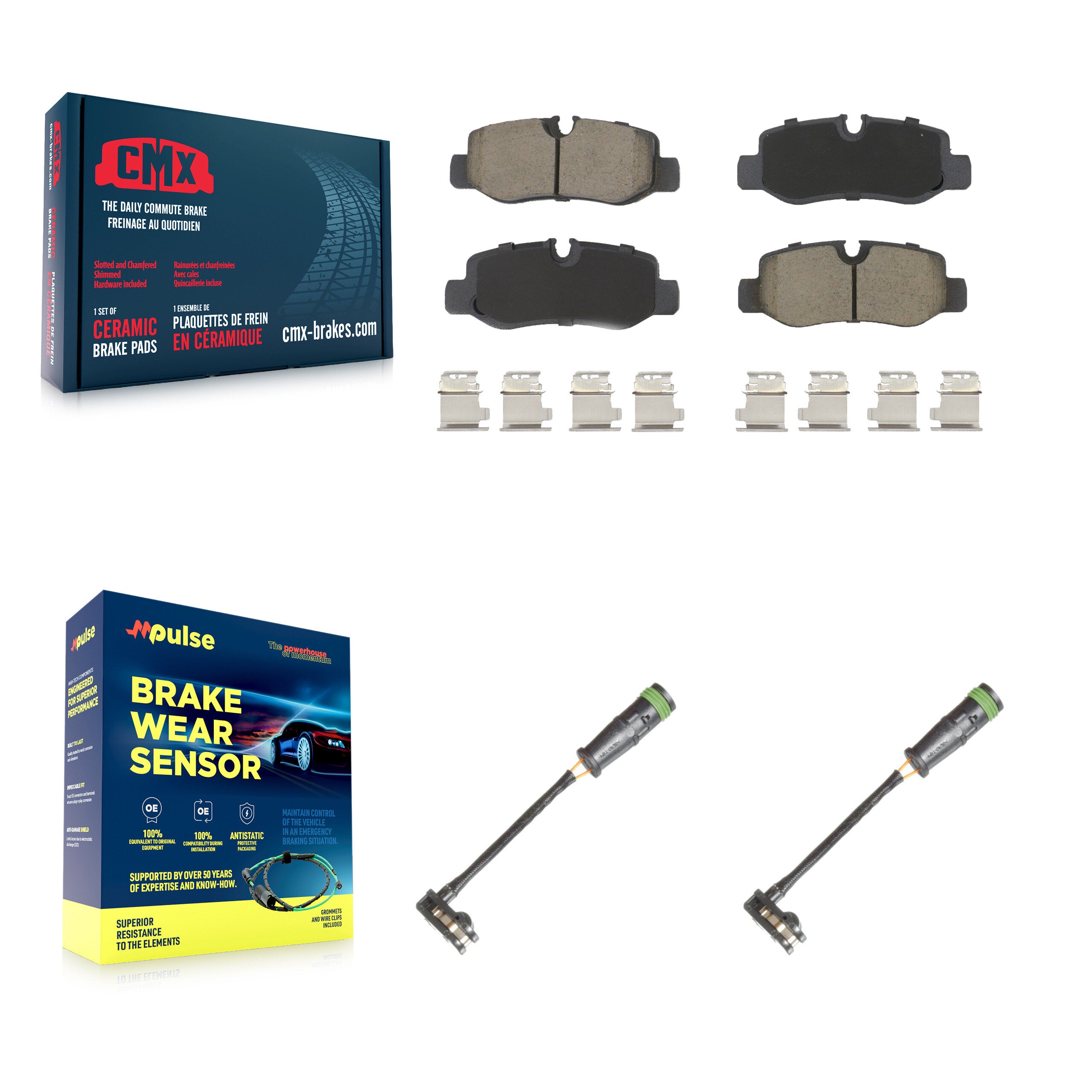 CMX KCW-101065 Disc Brake Pad for 2016-2021 Mercedes-Benz Metris - Rear product image
