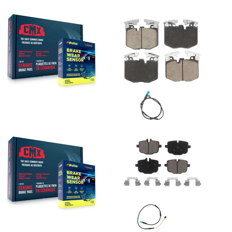CMX KCW-101130 Disc Brake Pad for 2019-2022 BMW X4 - Front and Rear product image