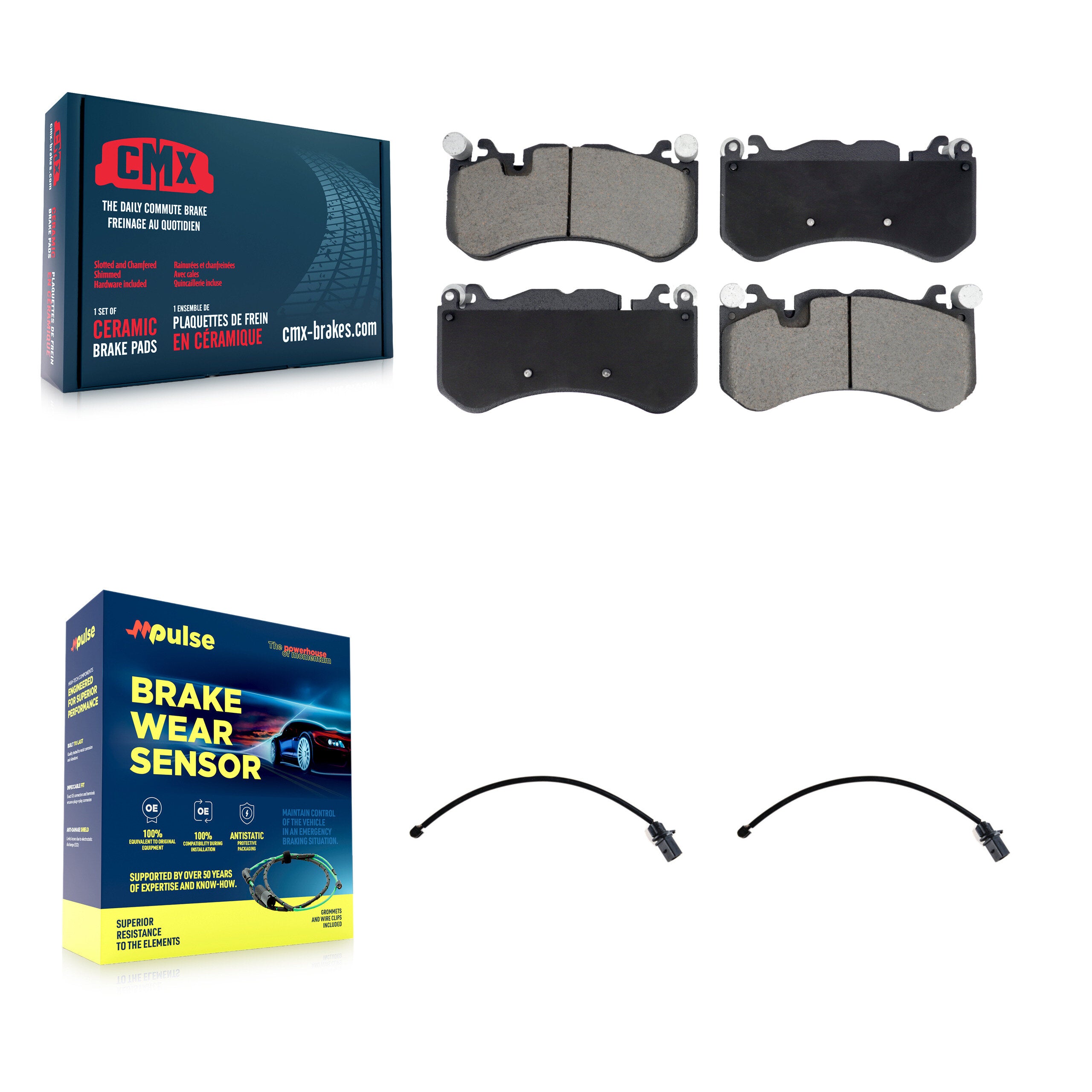 CMX KCW-101165 Disc Brake Pad for 2014-2018 Audi RS7 - Front product image