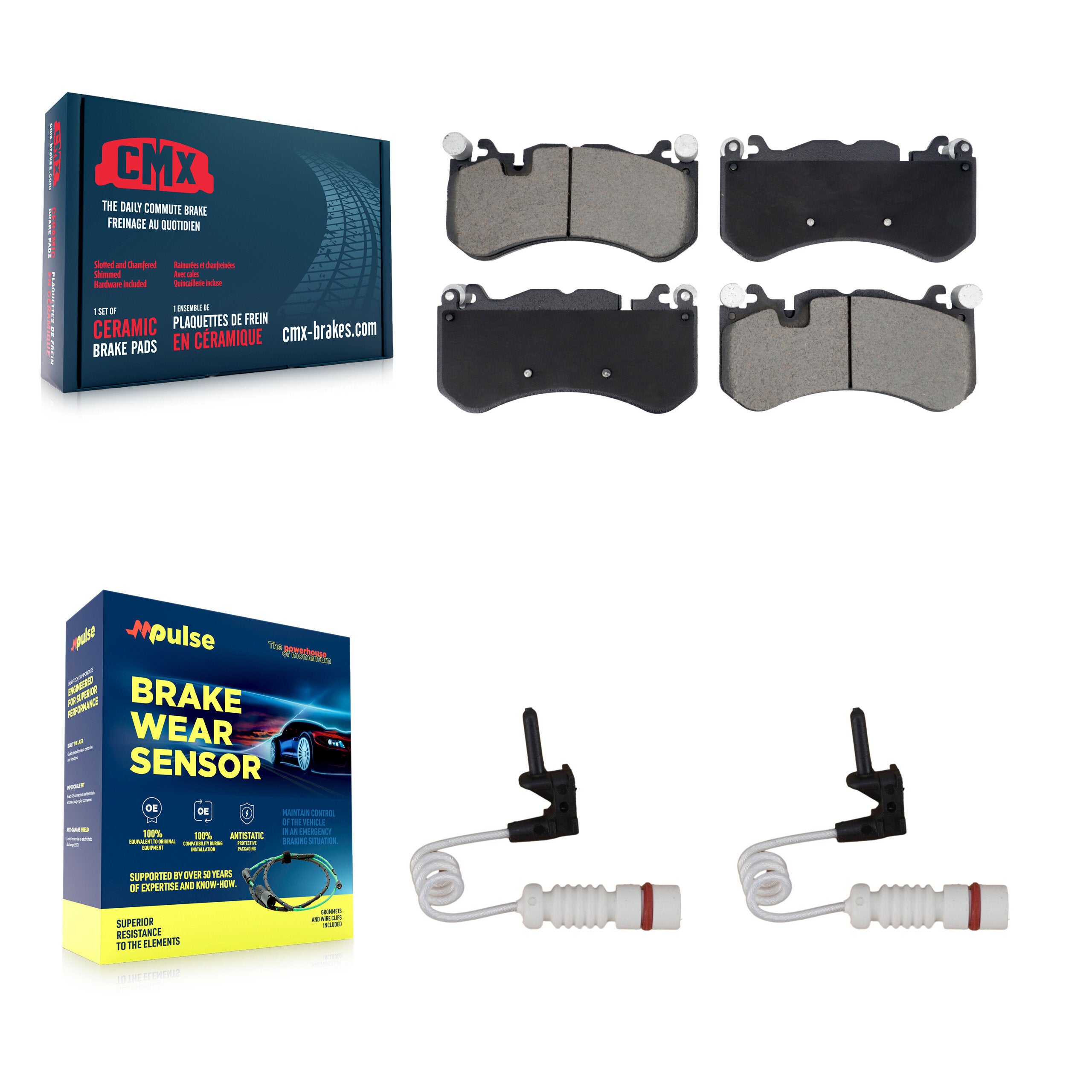 CMX KCW-101166 Disc Brake Pad for 2014 Mercedes-Benz G63 AMG - Front product image
