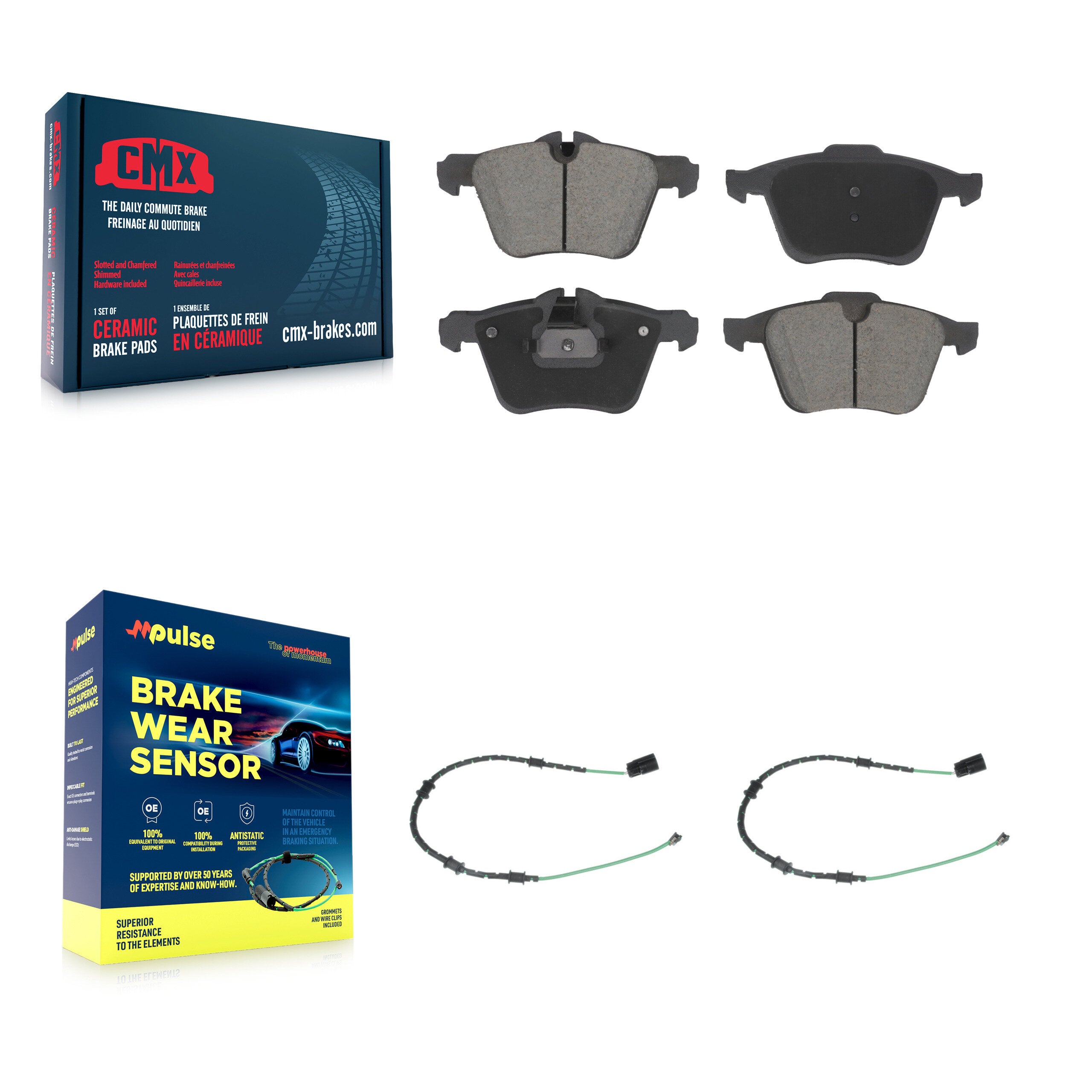 CMX KCW-101170 Disc Brake Pad for 2013-2015 Jaguar XF - Front product image