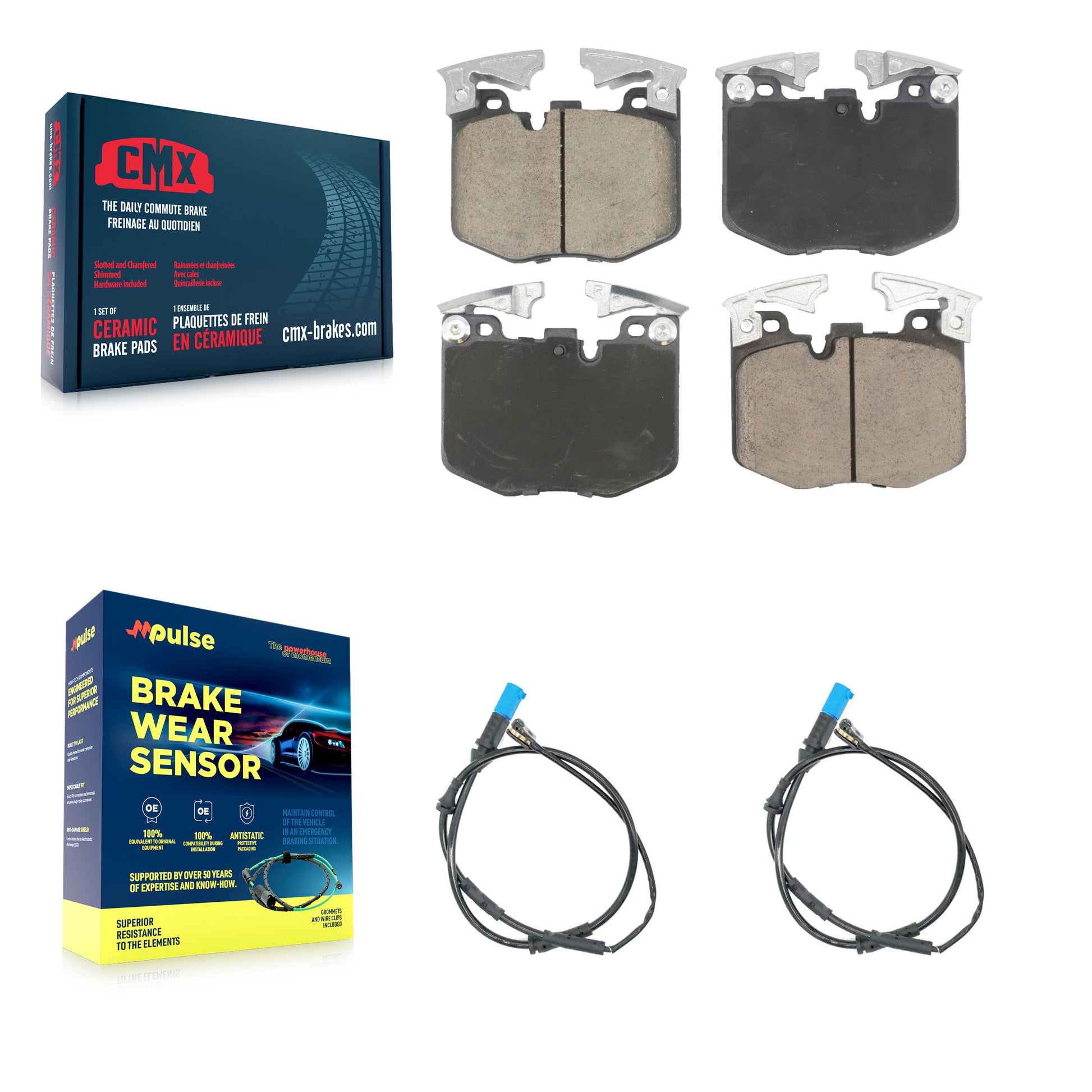 CMX KCW-101176 Disc Brake Pad for 2018-2023 BMW X3, BMW X4 - Front product image
