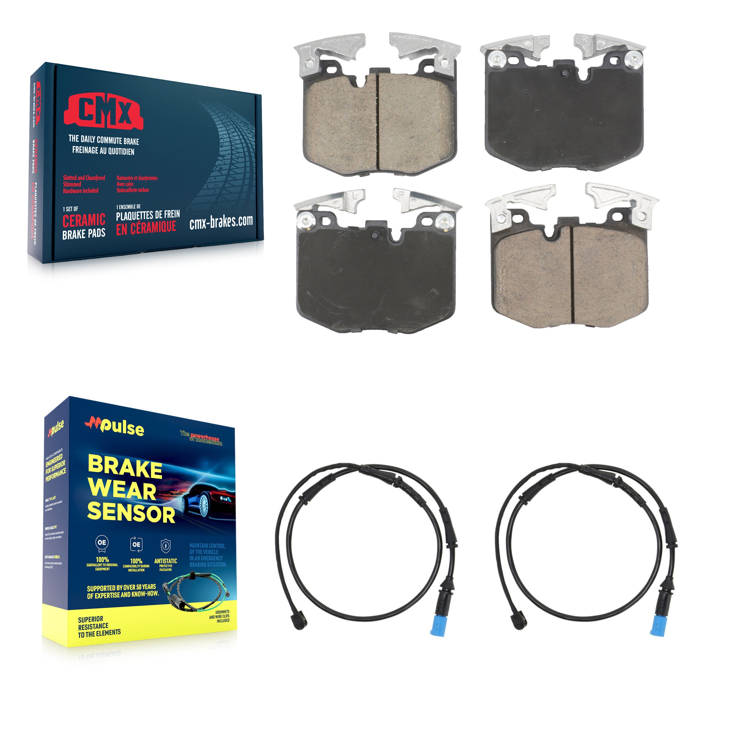 CMX KCW-101178 Disc Brake Pad for 2019-2021 BMW X5, BMW X7 - Front product image