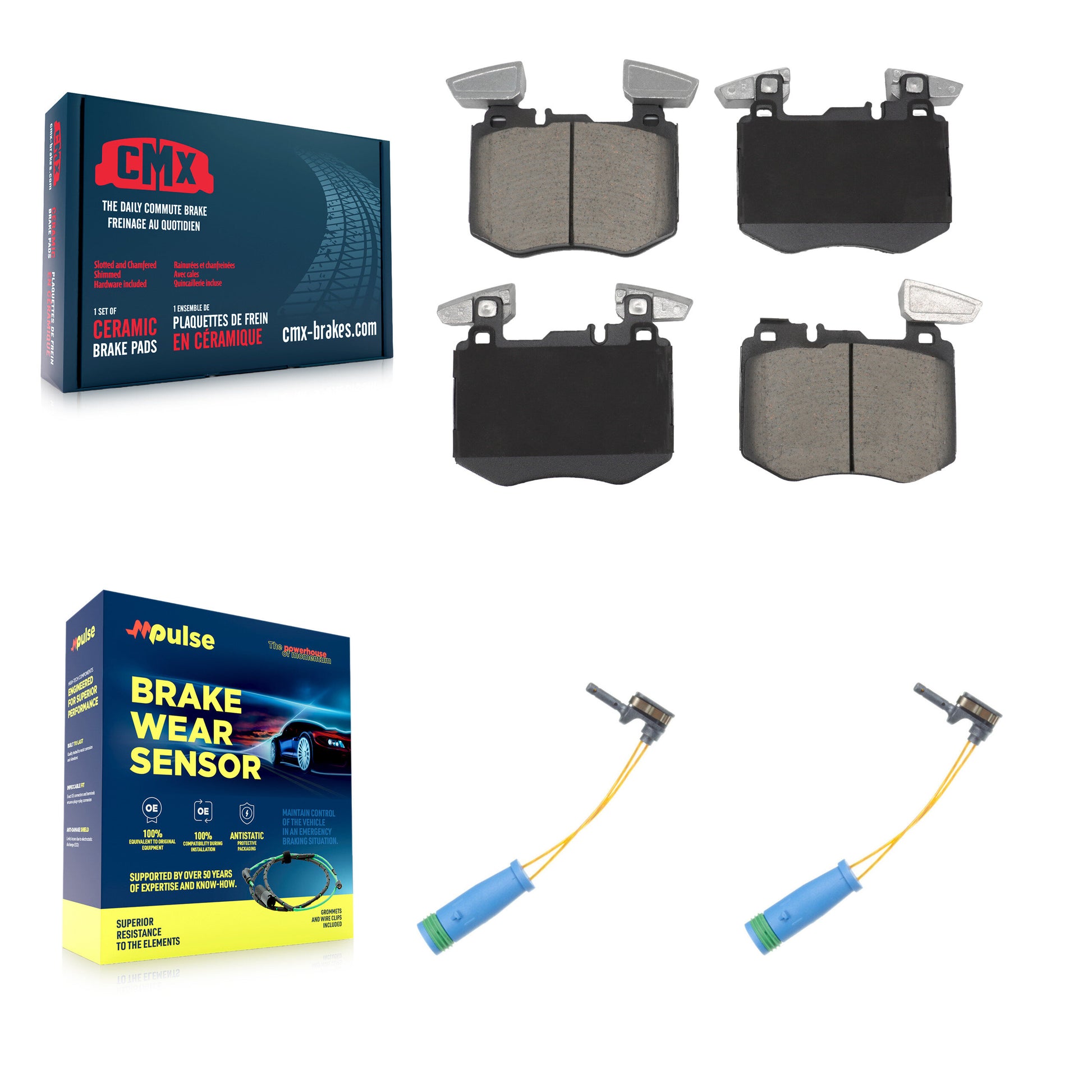 CMX KCW-101185 Disc Brake Pad for 2019-2022 Mercedes-Benz GLC300 - Front product image