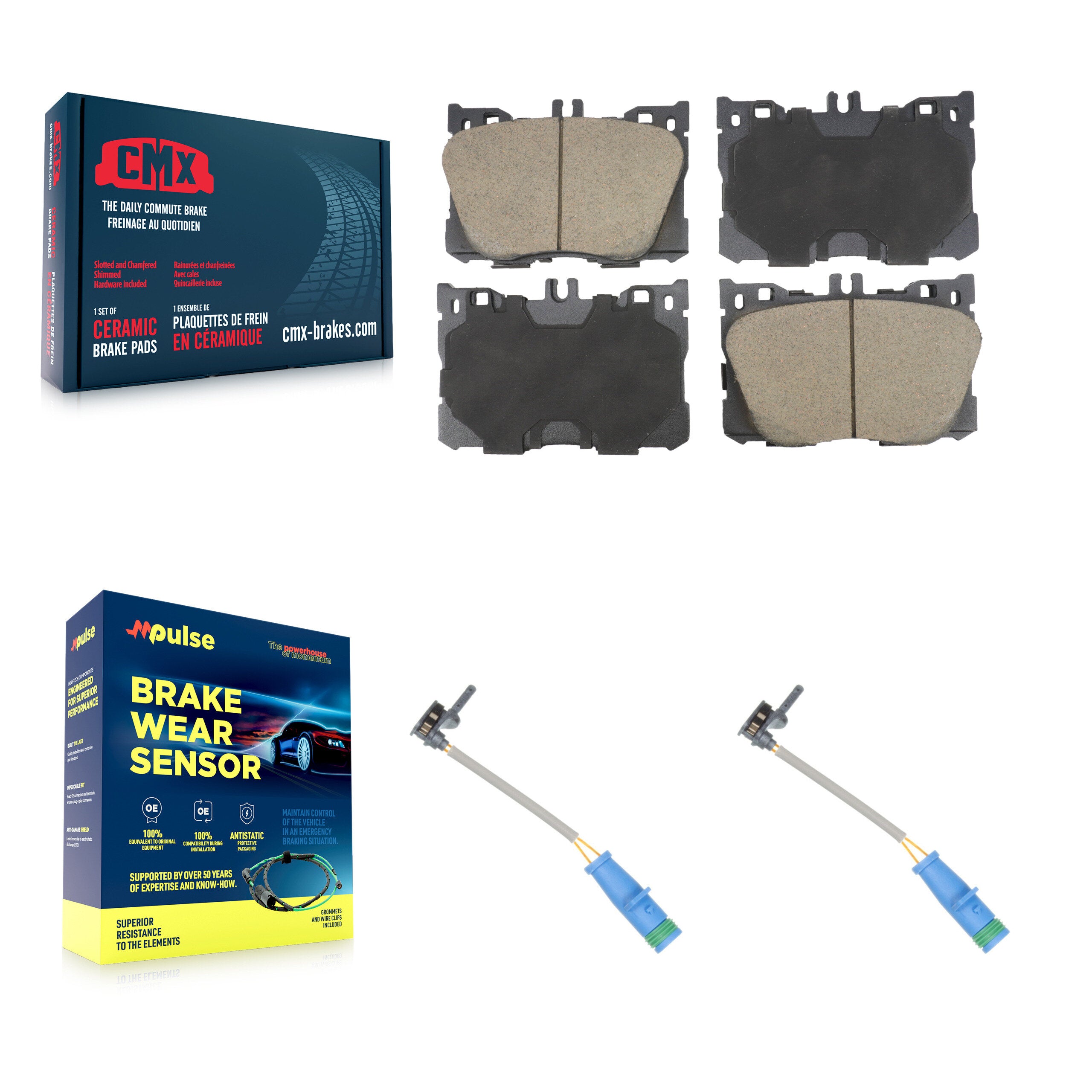 CMX KCW-101194 Disc Brake Pad for 2019-2020 Mercedes-Benz E53 AMG - Front product image