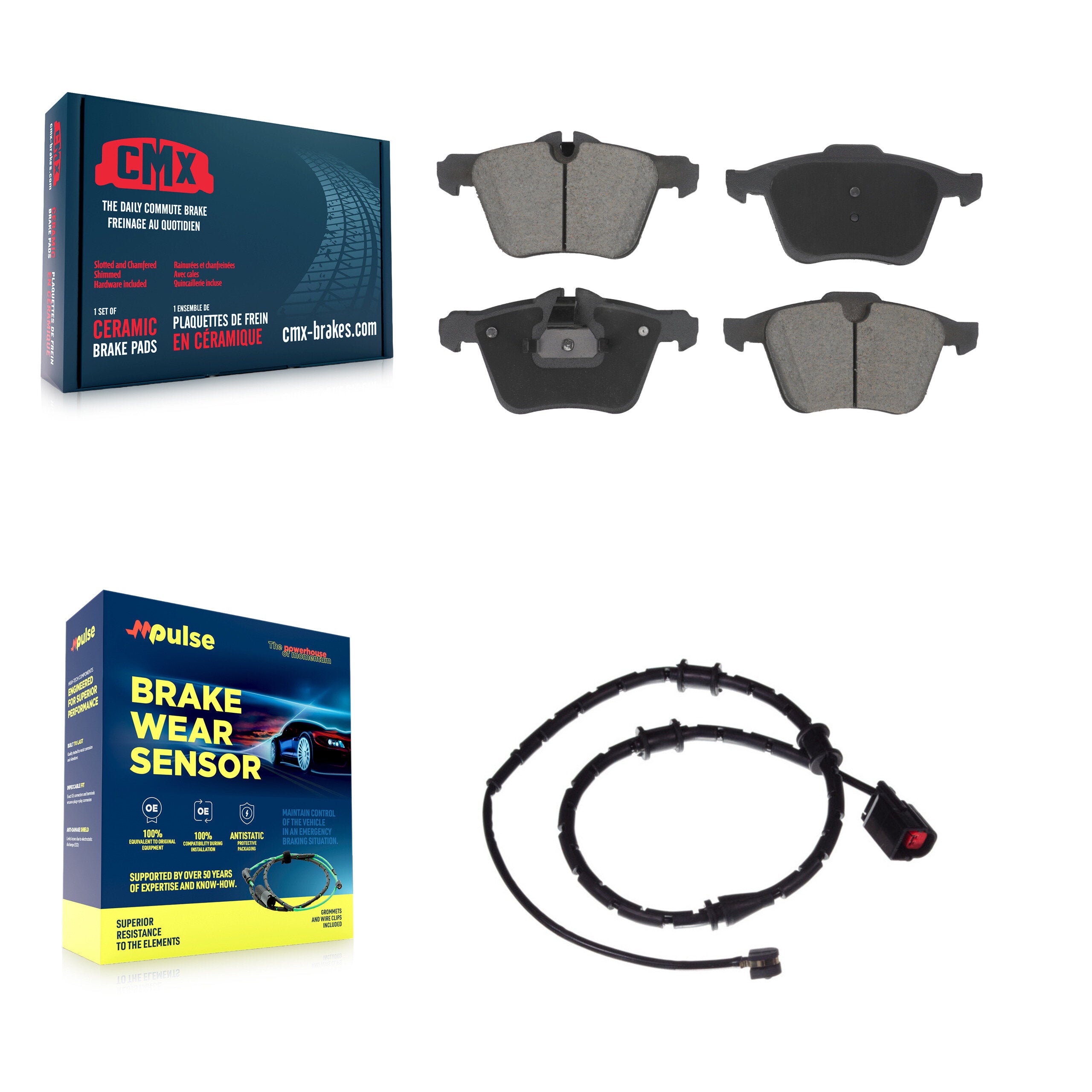 CMX KCW-101211 Disc Brake Pad for 2014-2016 Jaguar XJ - Front product image