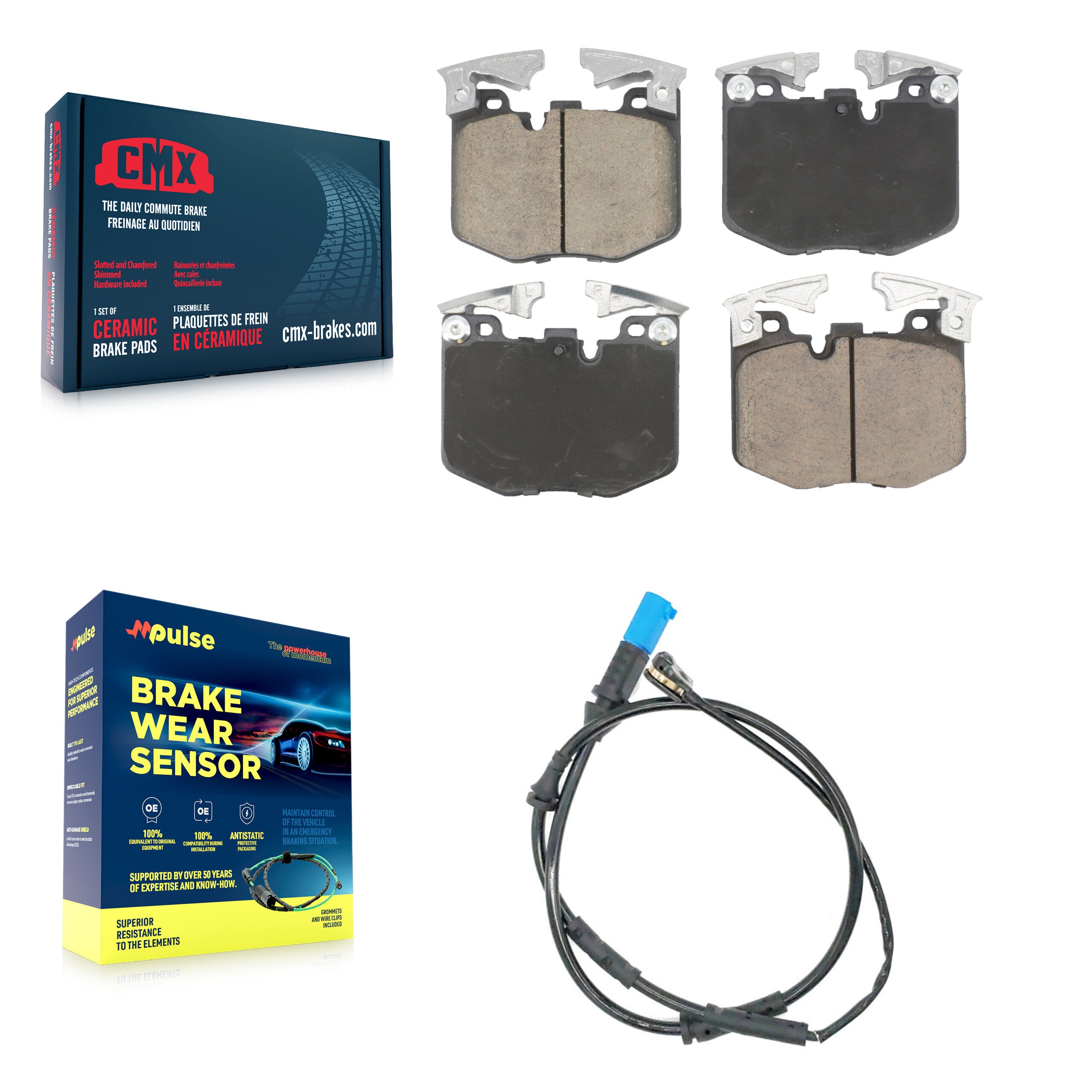 CMX KCW-101214 Disc Brake Pad for 2018-2023 BMW X3, BMW X4 - Front product image