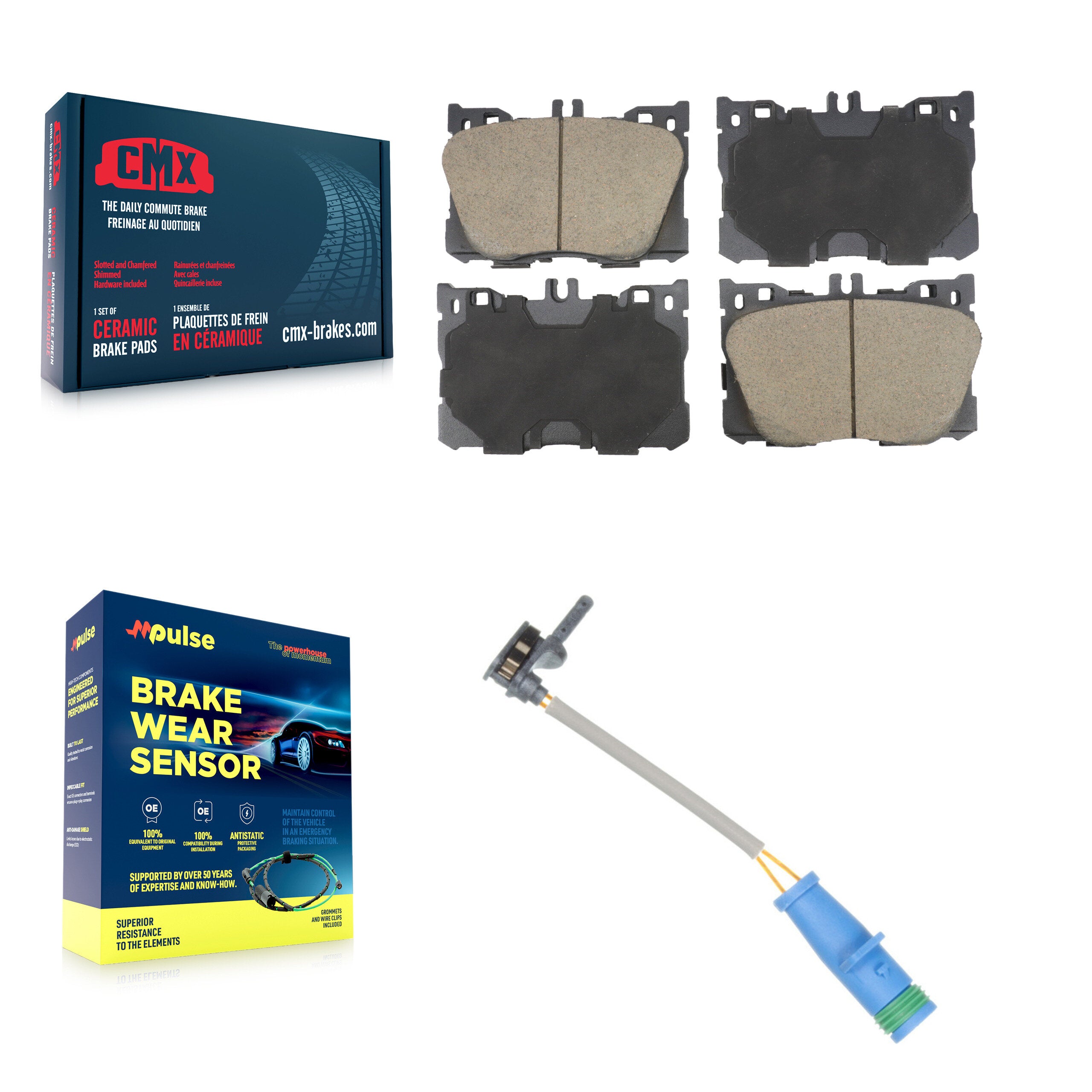 CMX KCW-101232 Disc Brake Pad for 2019-2020 Mercedes-Benz E53 AMG - Front product image