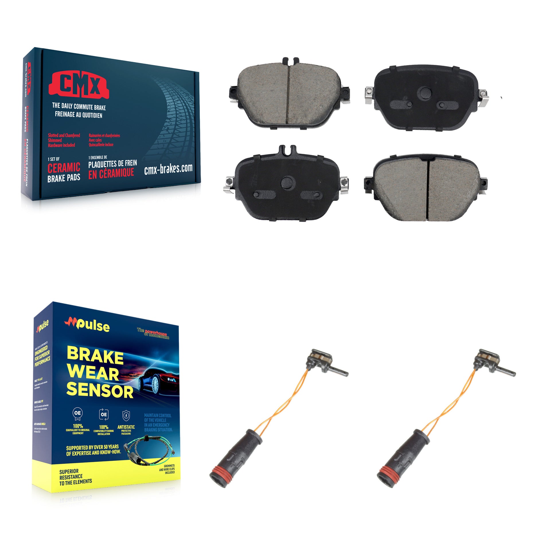 CMX KCW-101241 Disc Brake Pad for 2018-2021 Mercedes-Benz E63 AMG S - Rear product image