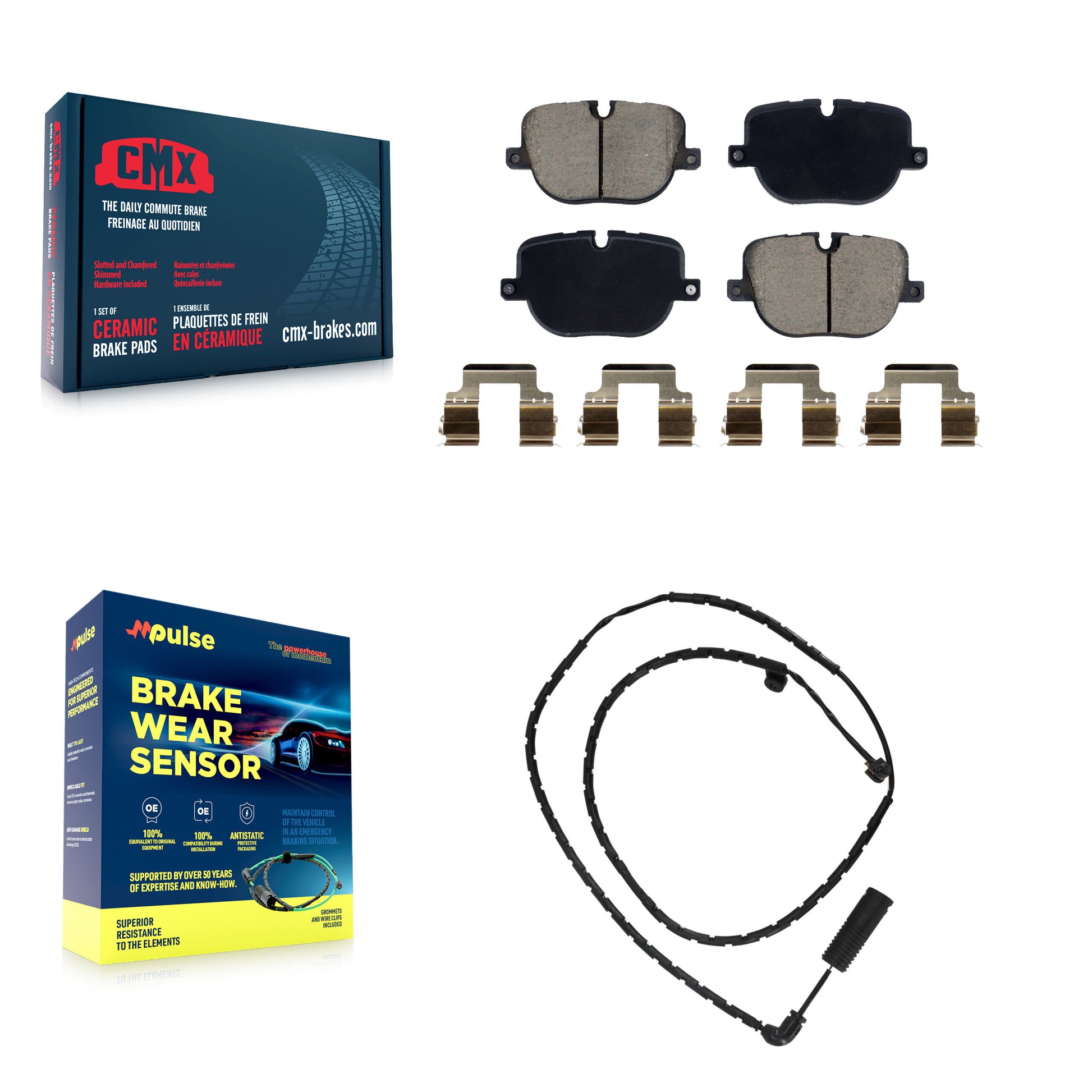 CMX KCW-101266 Disc Brake Pad for 2011 Land Rover Range Rover - Rear product image