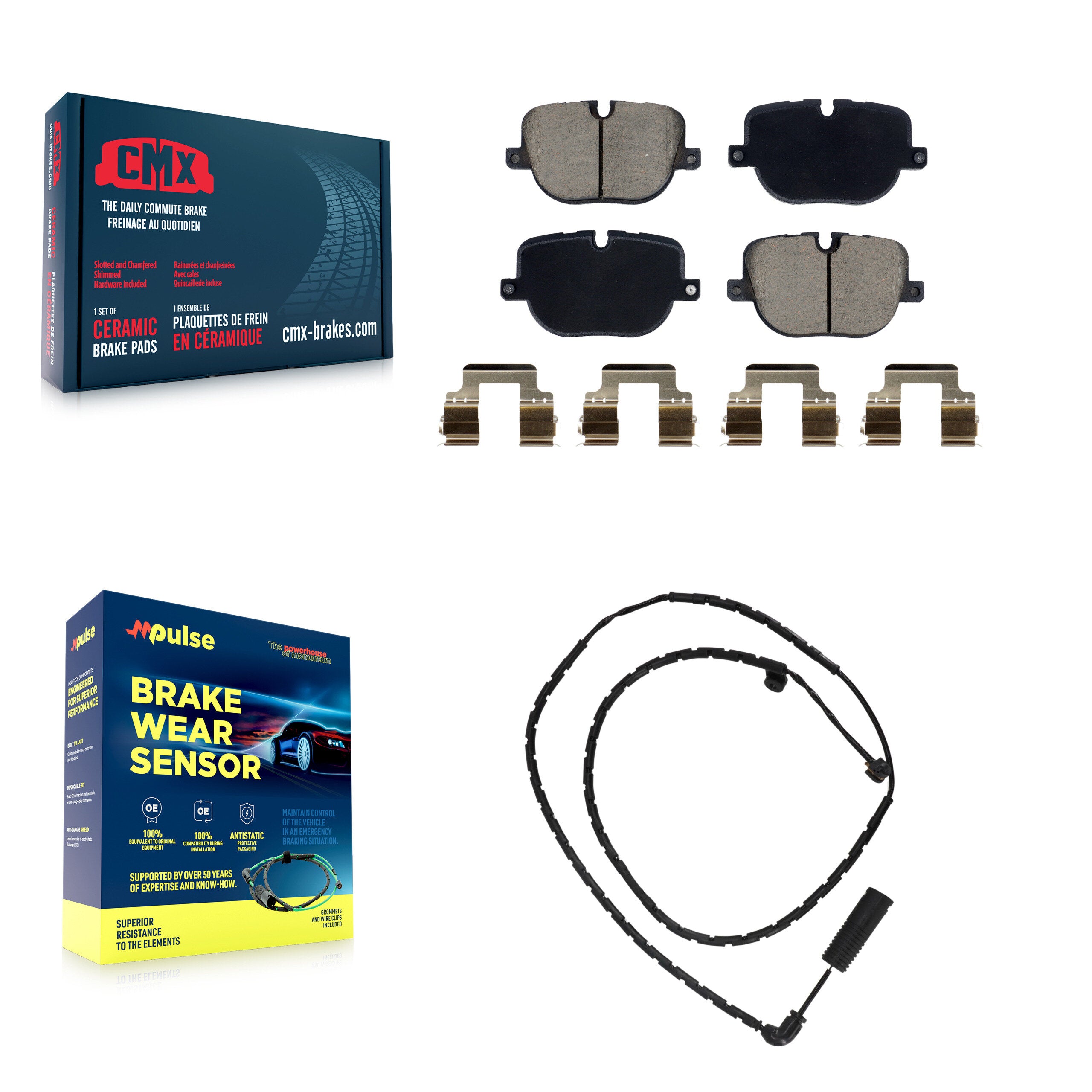 CMX KCW-101266 Disc Brake Pad for 2011 Land Rover Range Rover - Rear product image