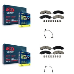 CMX KCW-101277 Disc Brake Pad for 2023-2024 Chevrolet Silverado 2500 HD, Chevrolet Silverado 3500 HD, GMC Sierra 2500 HD & more - Front and Rear product image