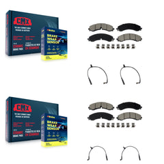 CMX KCW-101313 Disc Brake Pad for 2023-2024 Chevrolet Silverado 2500 HD, Chevrolet Silverado 3500 HD, GMC Sierra 2500 HD & more - Front and Rear product image