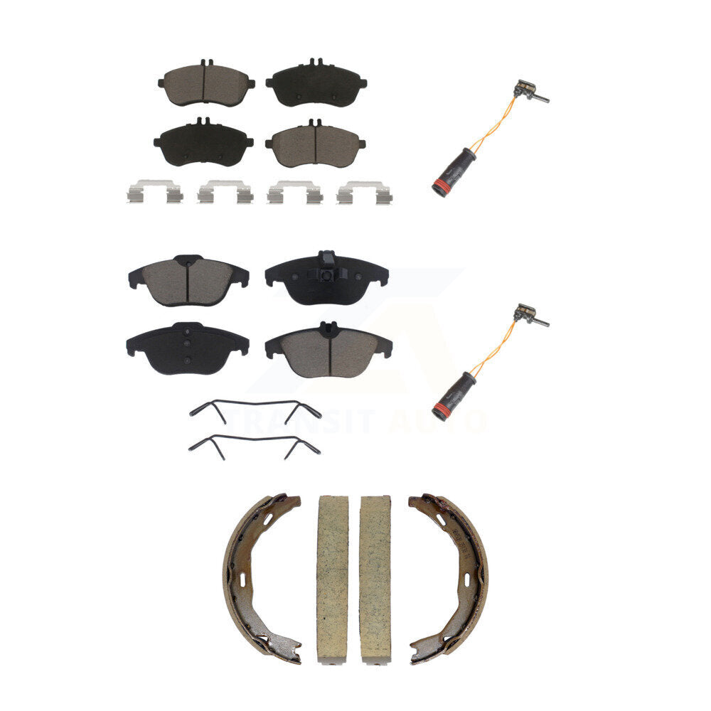 CMX KCW-101345 Disc Brake Pad for 2008-2015 Mercedes-Benz C250, Mercedes-Benz C300, Mercedes-Benz C230 - Front and Rear product image