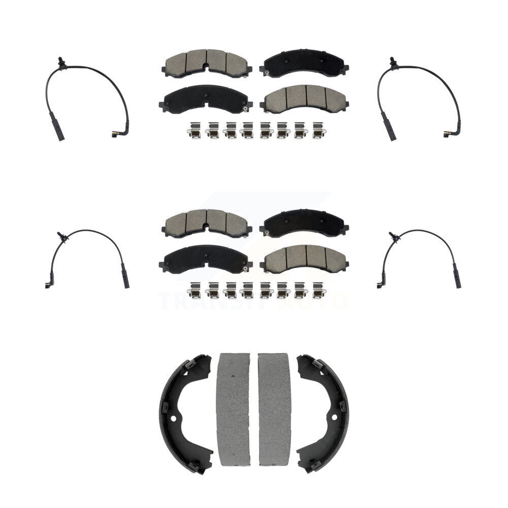 CMX KCW-101360 Disc Brake Pad for 2023-2024 Chevrolet Silverado 2500 HD, Chevrolet Silverado 3500 HD, GMC Sierra 2500 HD & more - Front and Rear product image