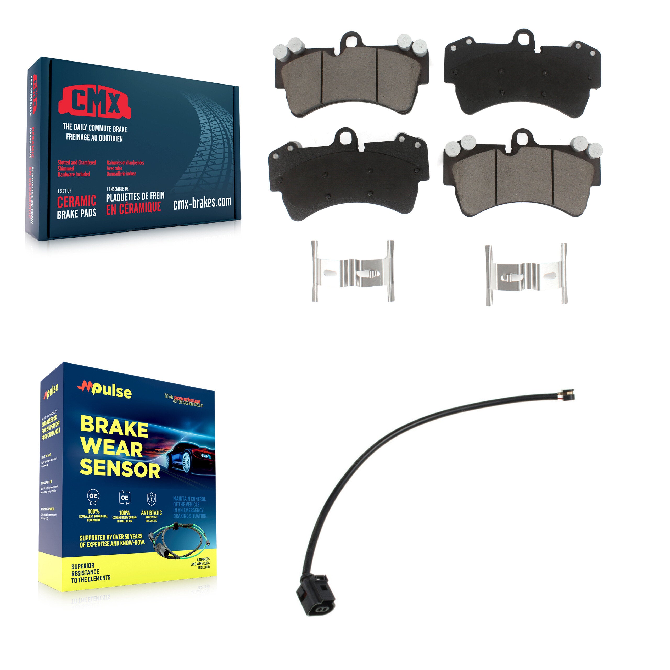 CMX KCW-101380 Disc Brake Pad for 2011-2015 Audi Q7 - Front product image