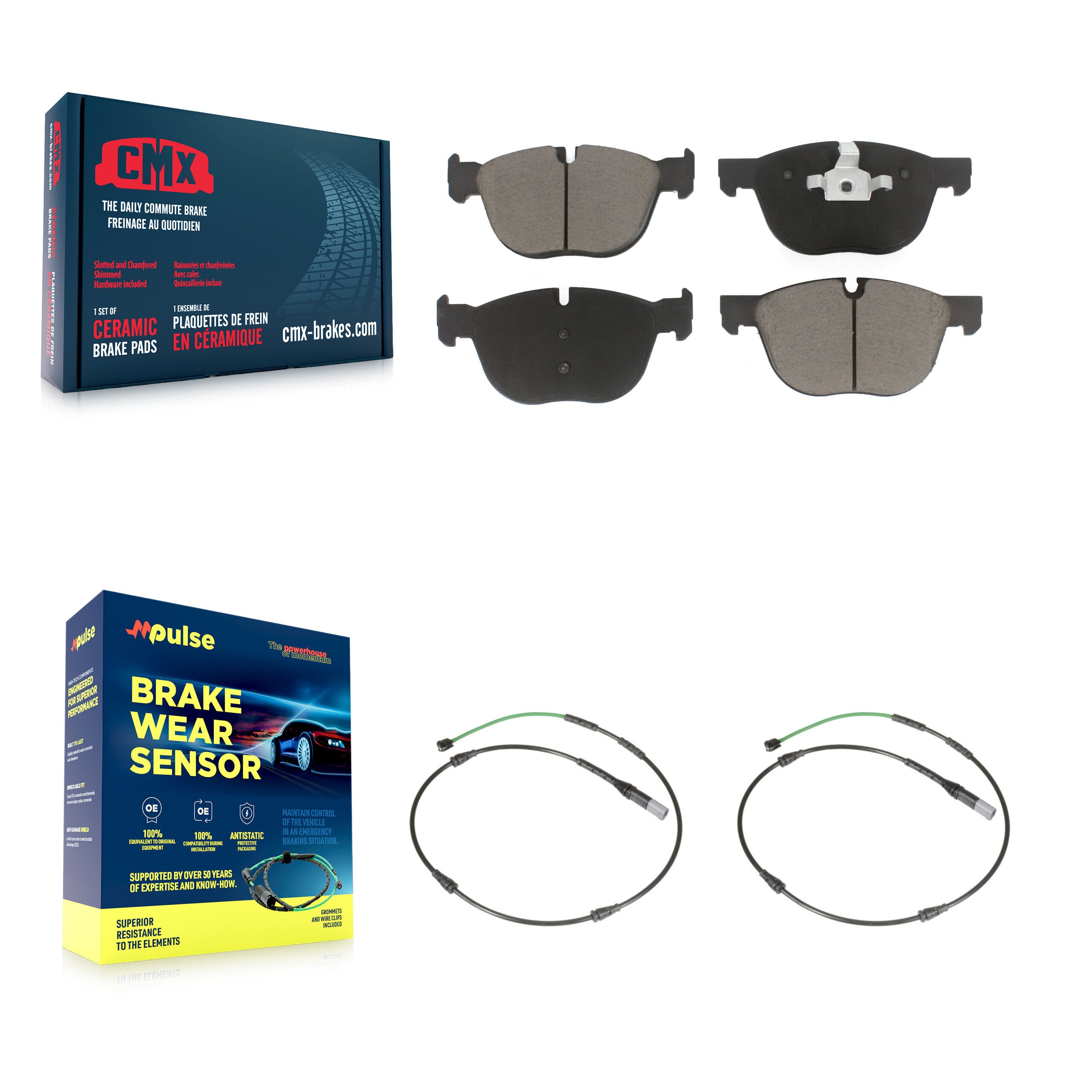 CMX KCW-101393 Disc Brake Pad for 2015-2018 BMW X6 - Front product image