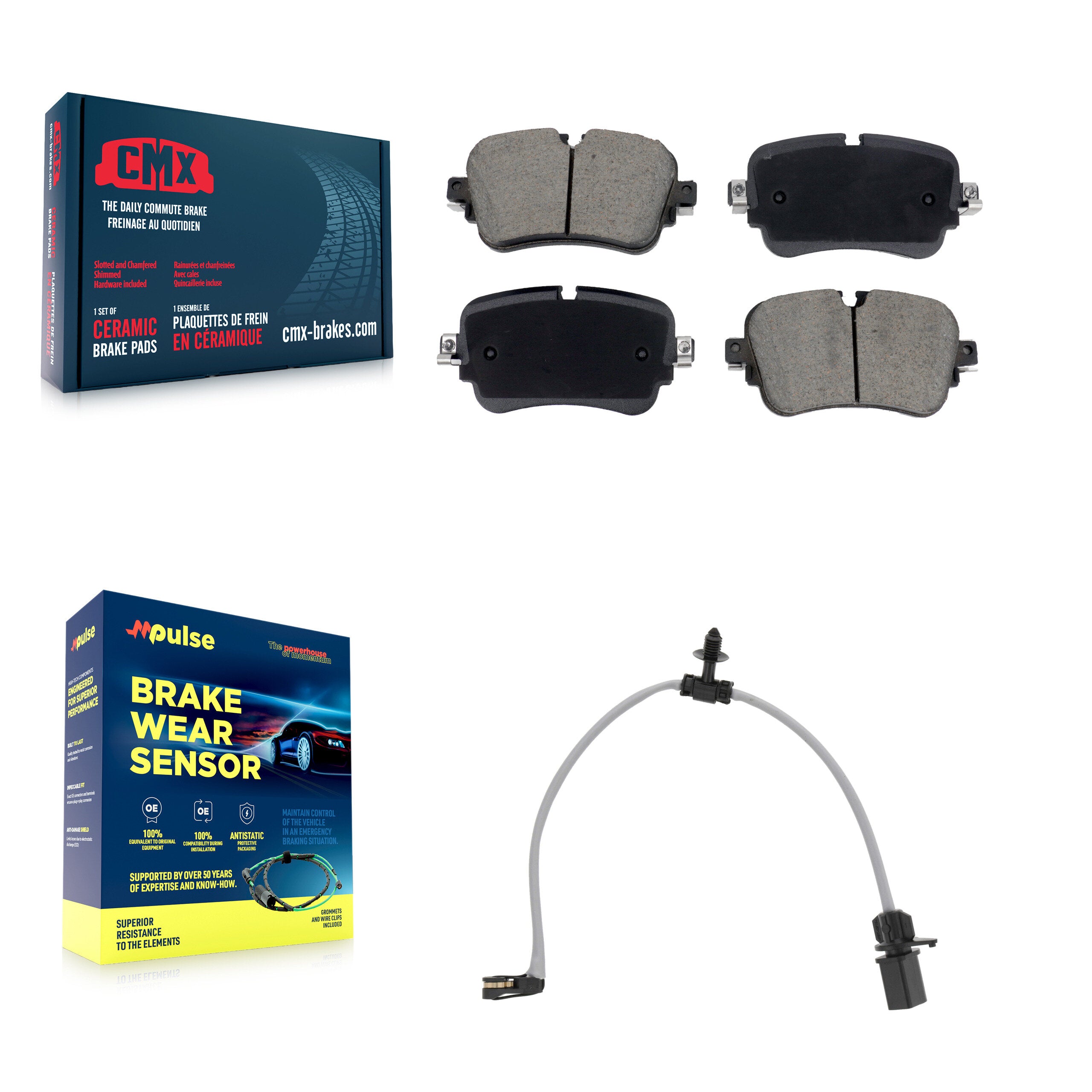 CMX KCW-101401 Disc Brake Pad for 2019 Audi e-tron Quattro - Rear product image