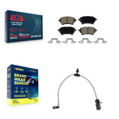 CMX KCW-101403 Disc Brake Pad for 2020-2023 Audi A6 allroad, Audi A7 Sportback, Audi A6 Quattro & more - Rear product image