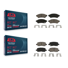 CMX KCX-100016 Disc Brake Pad for 2004-2009 Buick Allure, Buick LaCrosse, Pontiac Grand Prix - Front and Rear product image