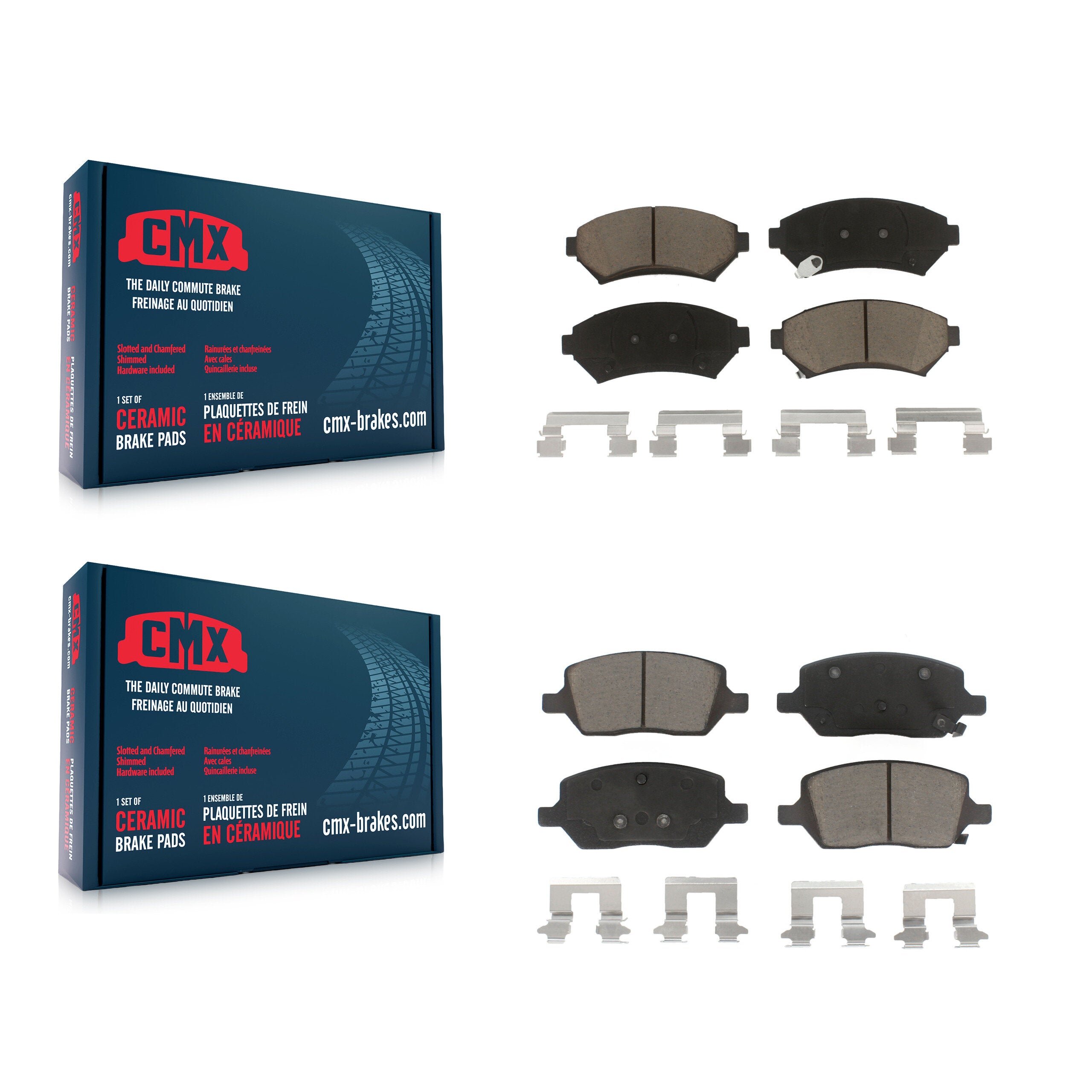 CMX KCX-100019 Disc Brake Pad for 2005 Pontiac Montana - Front and Rear product image