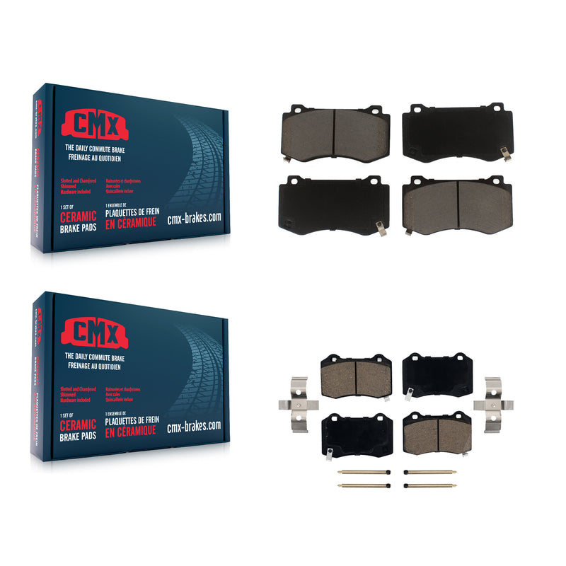 CMX KCX-100028 Disc Brake Pad for 2005-2023 Dodge Challenger, Dodge Charger, Chrysler 300 & more - Front and Rear product image