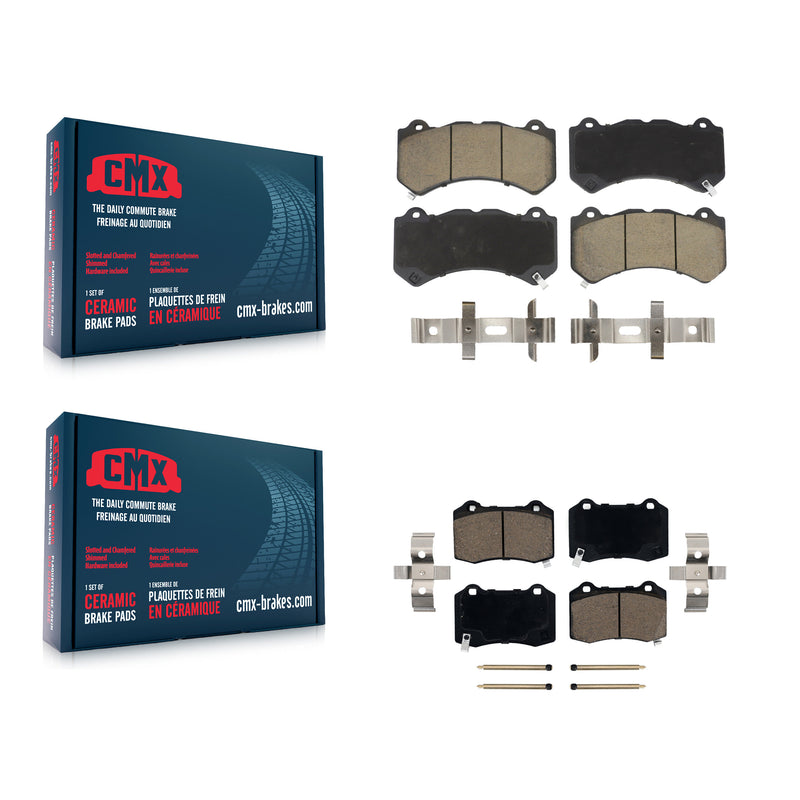 CMX KCX-100031 Disc Brake Pad for 2009-2022 Dodge Charger, Dodge Challenger, Cadillac CTS & more - Front and Rear product image