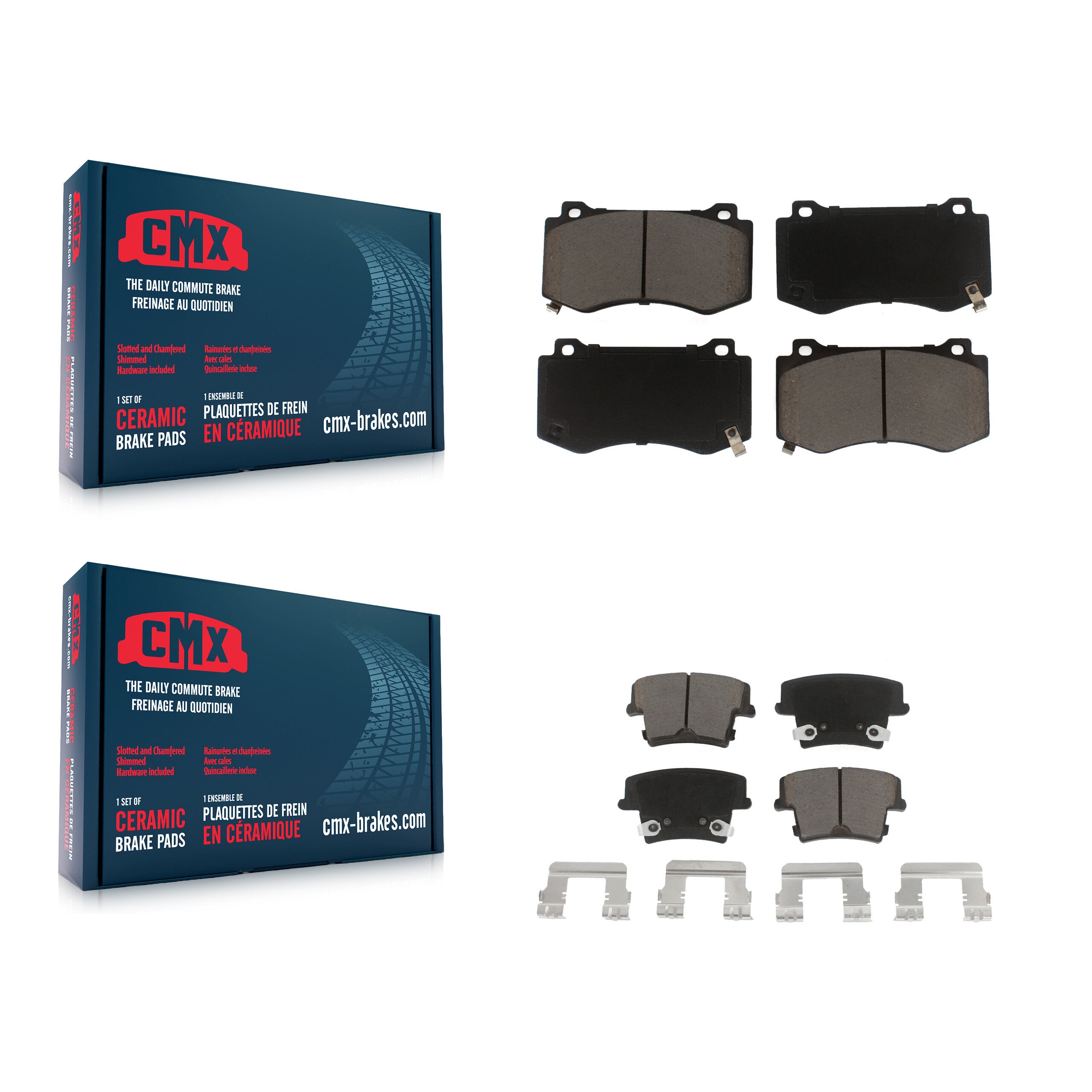 CMX KCX-100033 Disc Brake Pad for 2015 Dodge Charger - Front and Rear product image