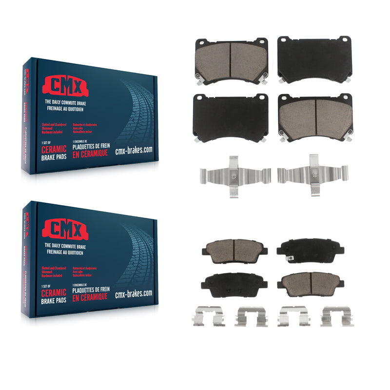 CMX KCX-100038 Disc Brake Pad for 2010-2014 Hyundai Genesis - Front and Rear product image