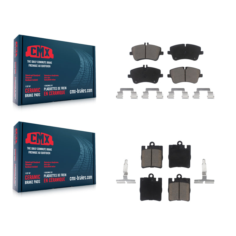 CMX KCX-100046 Disc Brake Pad for 2001-2009 Mercedes-Benz C280, Mercedes-Benz C350, Mercedes-Benz CLK350 & more - Front and Rear product image