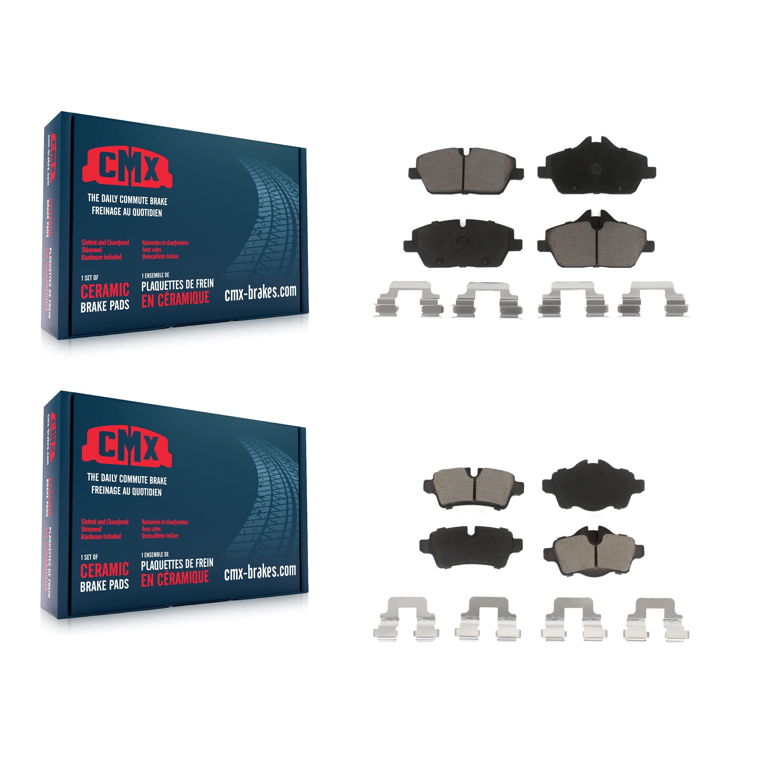 CMX KCX-100069 Disc Brake Pad for 2007-2015 Mini Cooper - Front and Rear product image