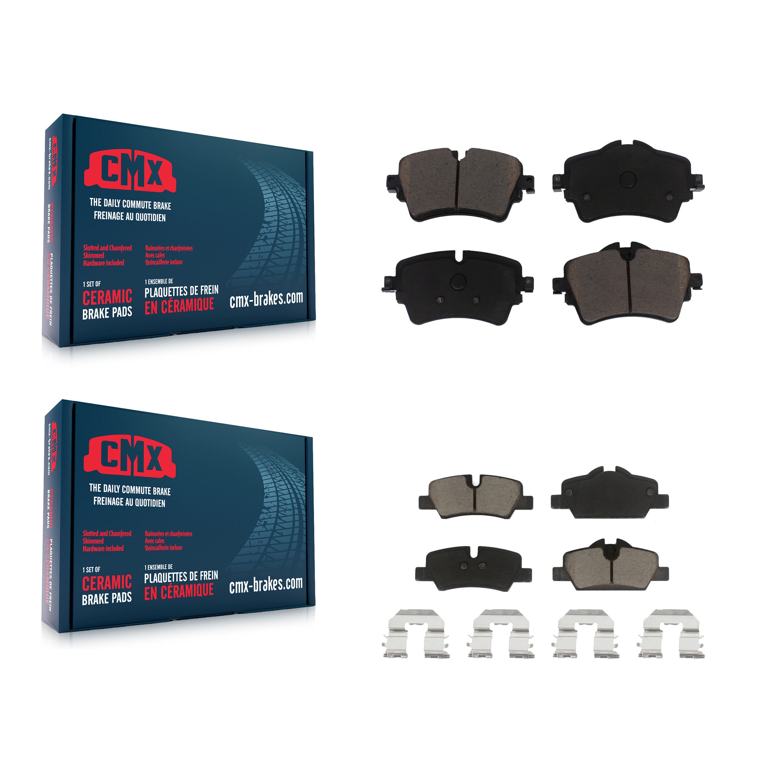 CMX KCX-100071 Disc Brake Pad for 2015-2022 Mini Cooper - Front and Rear product image